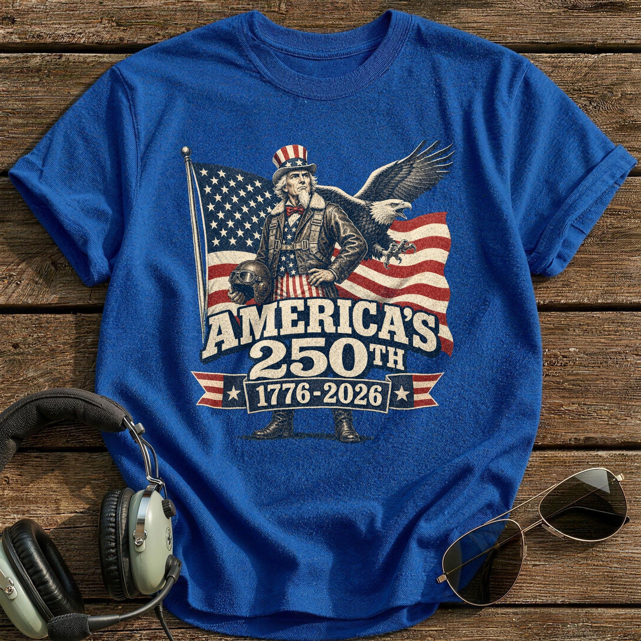 250 Years Flying T-Shirt - Royal