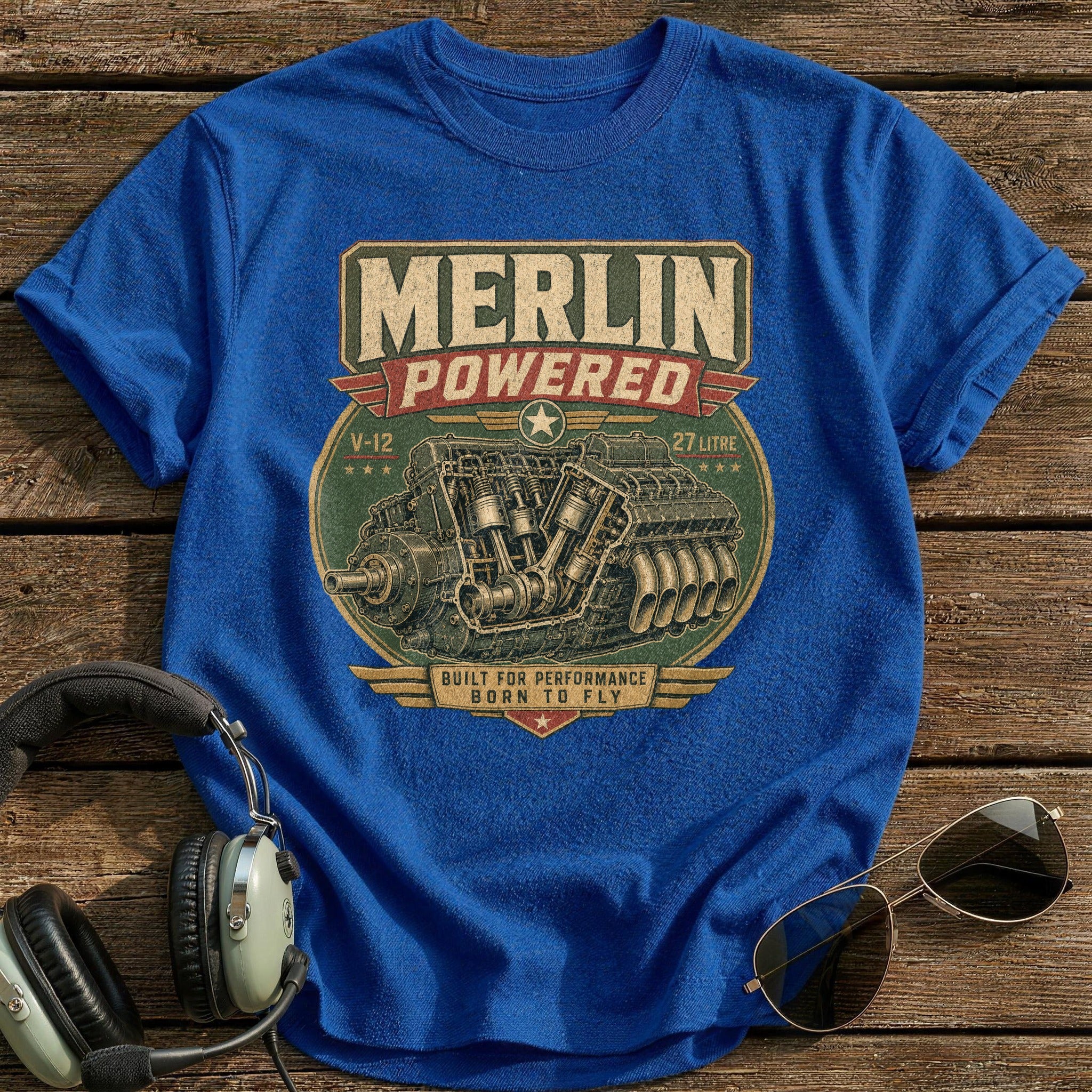 Merlin Powered T-Shirt - Royal