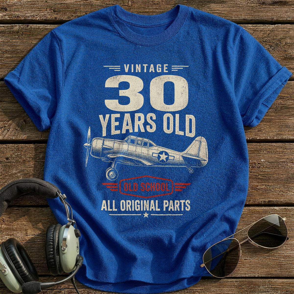 30 Original Parts T-Shirt - Royal
