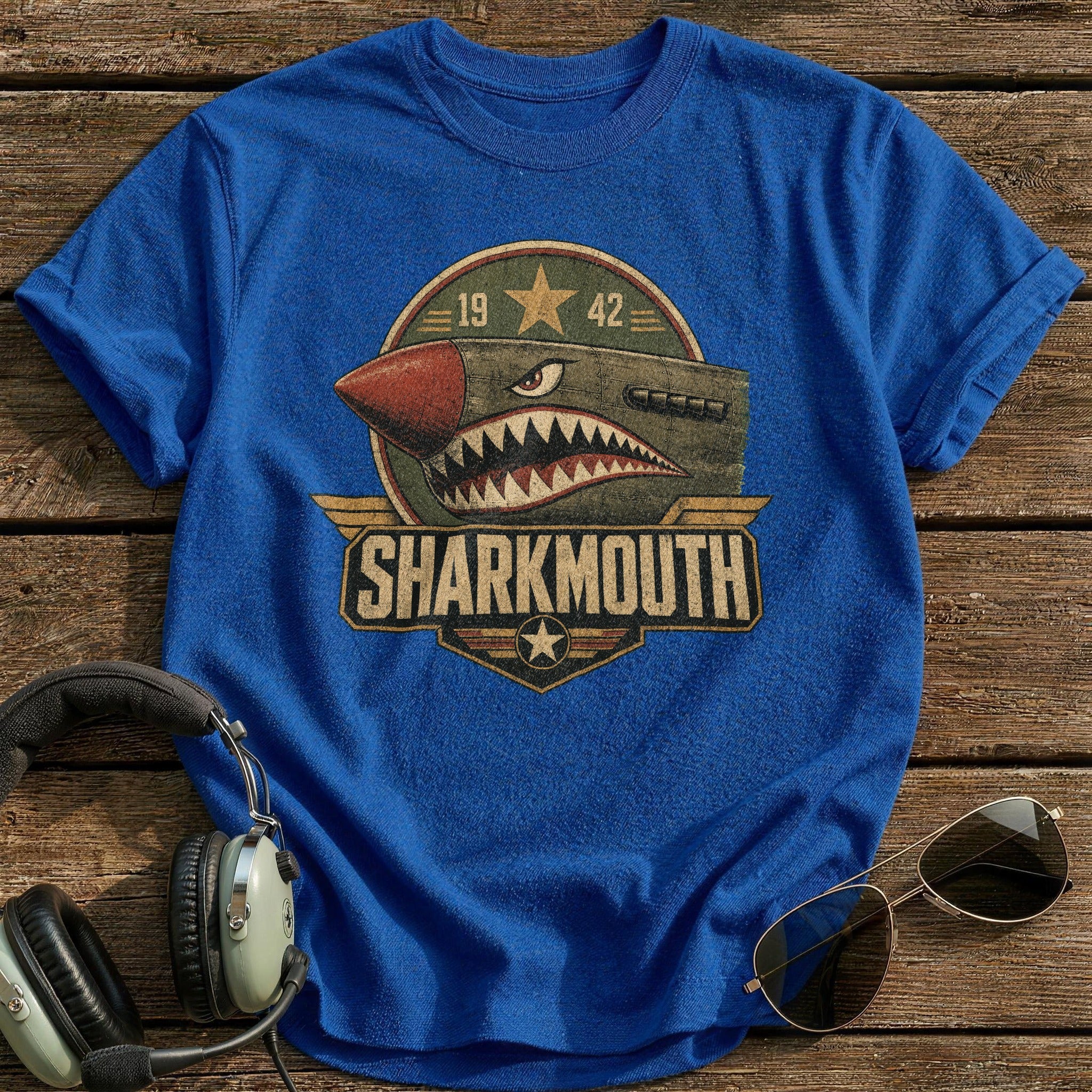 Sharkmouth T-Shirt - Royal