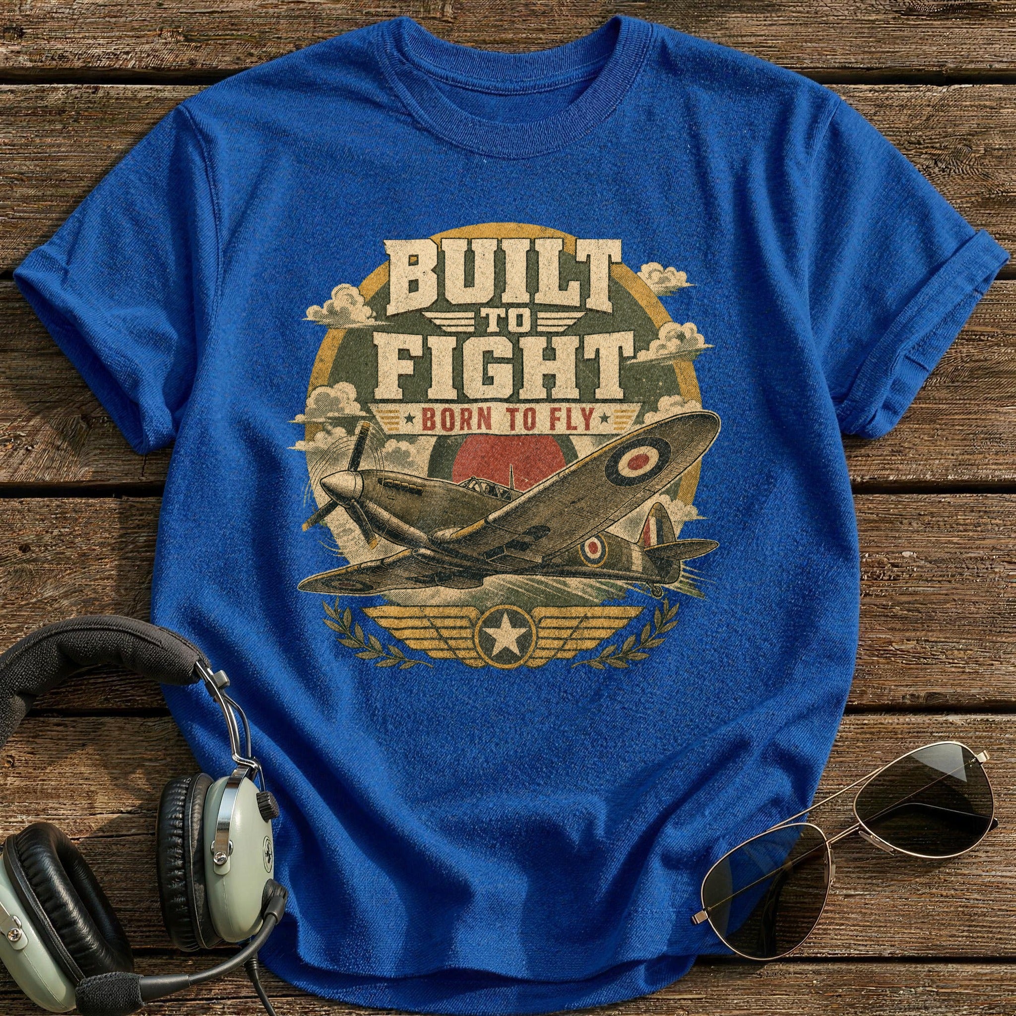 Built to Fight T-Shirt - Royal