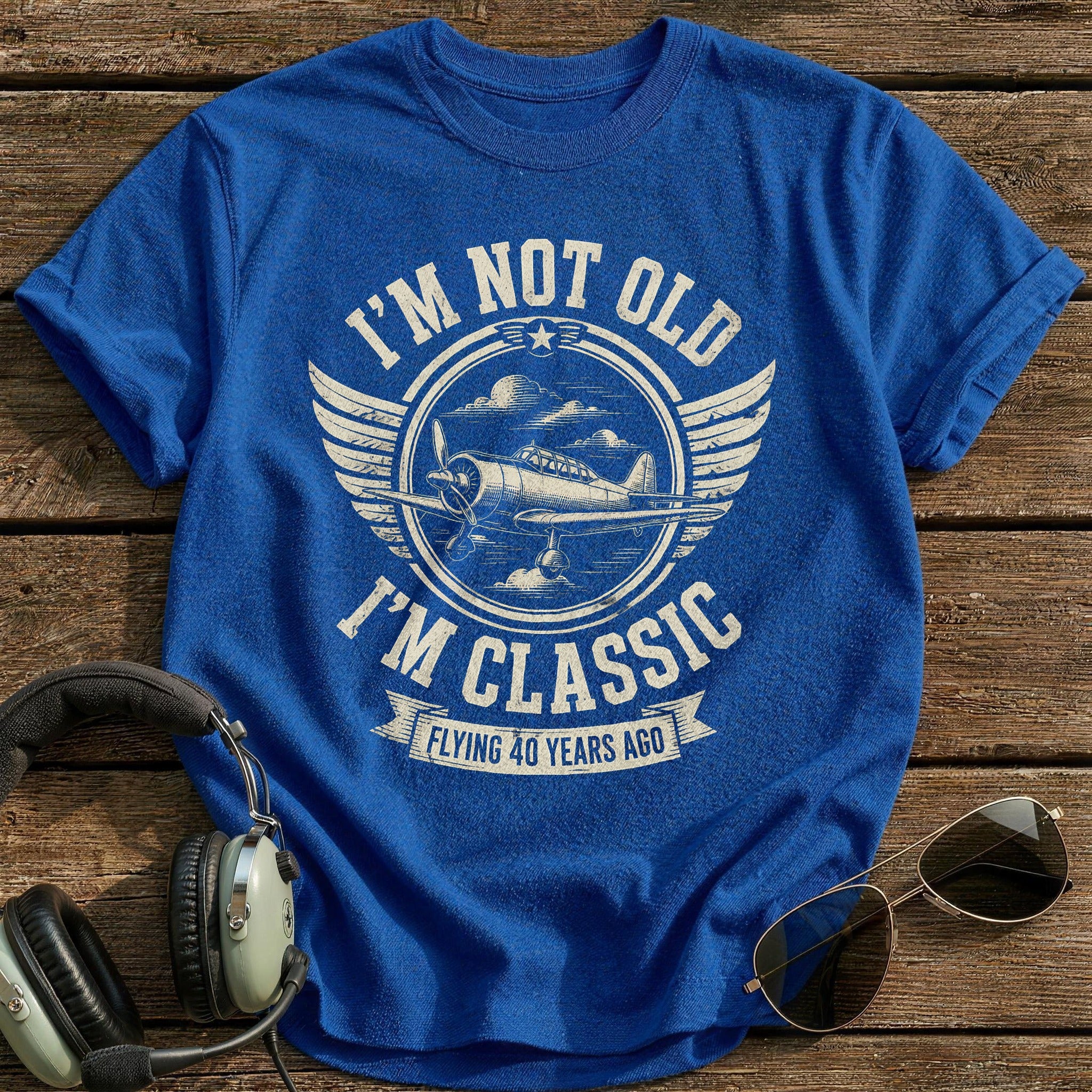 40 Im Classic T-Shirt - Royal