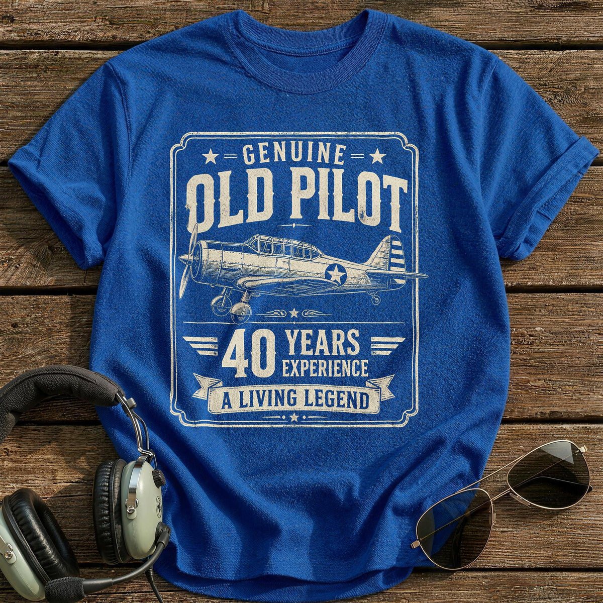 40 Living Legend T-Shirt - Royal