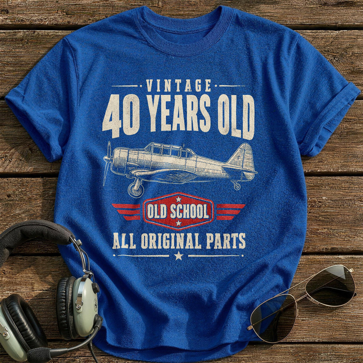 40 Original Parts T-Shirt - Royal