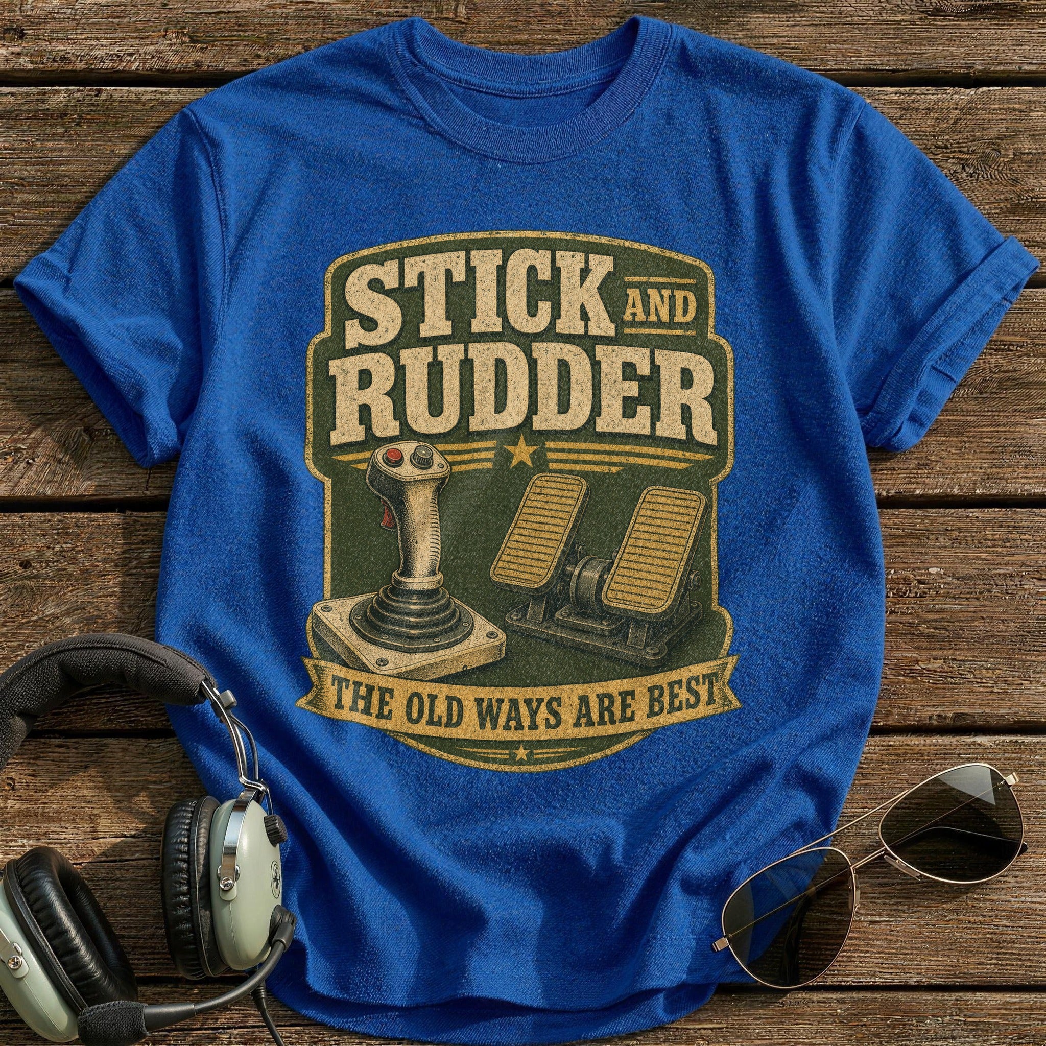 Stick and Rudder T-Shirt - Royal