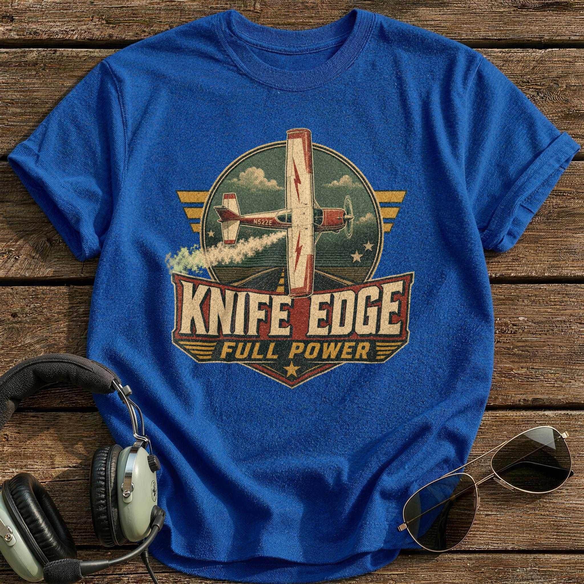 Knife Edge T-Shirt - Royal