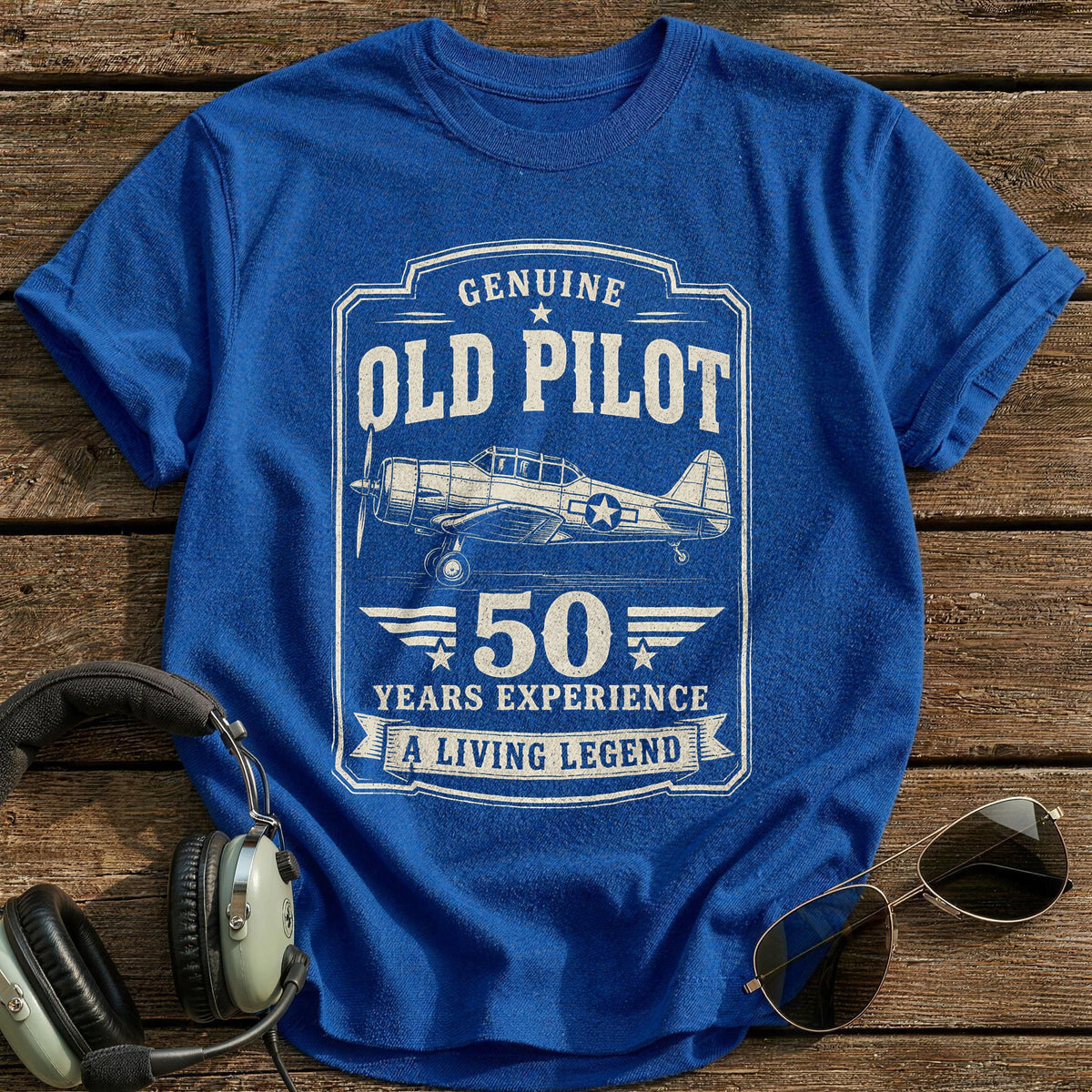 50 Living Legend T-Shirt - Royal