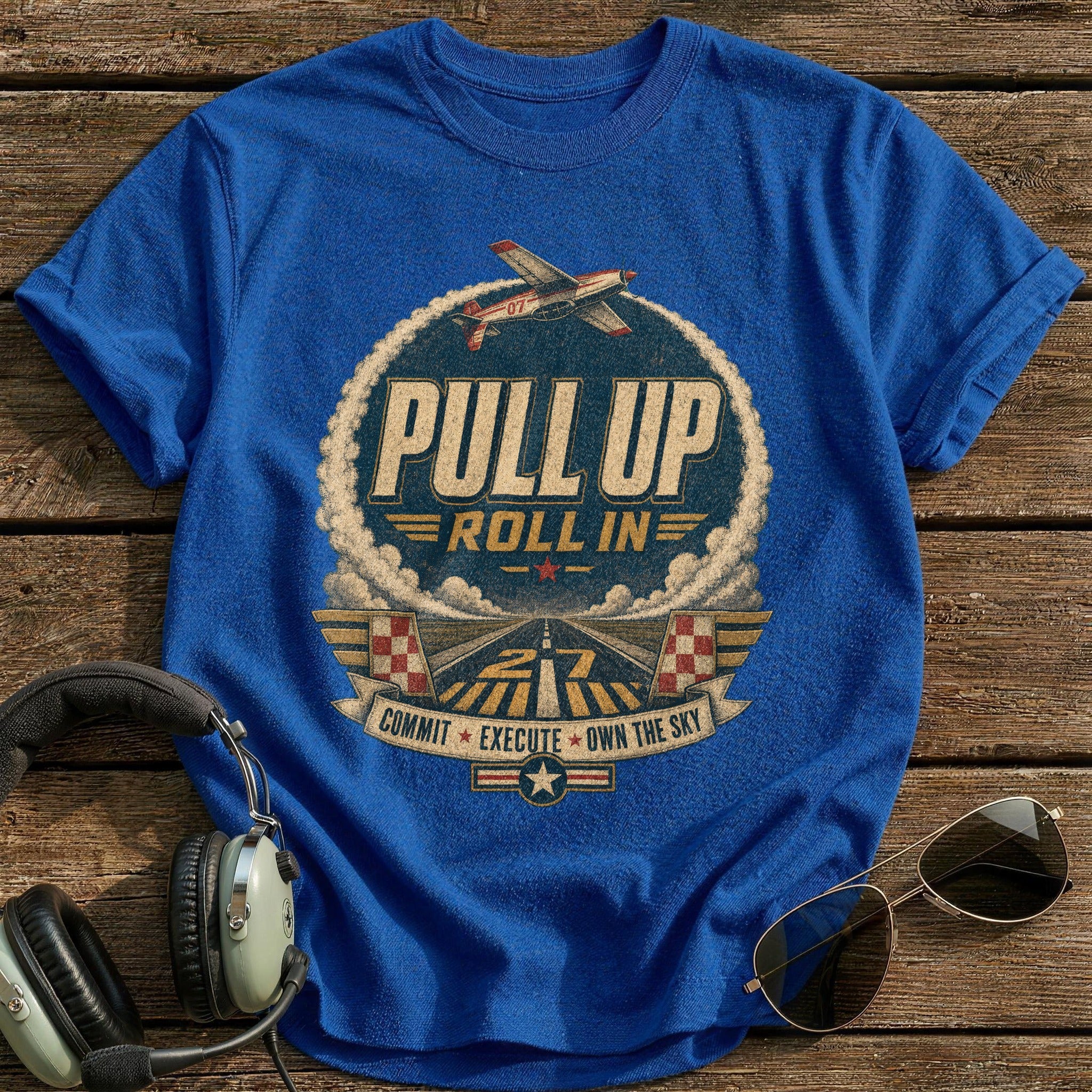 Pull Up T-Shirt - Royal