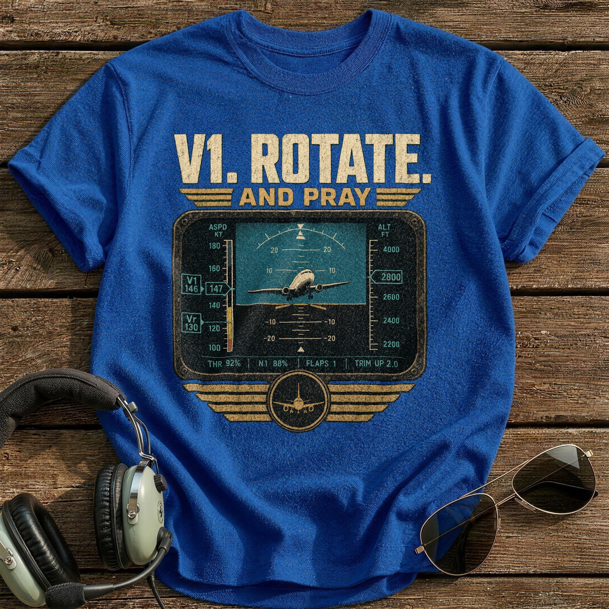 V1. Rotate T-Shirt - Royal