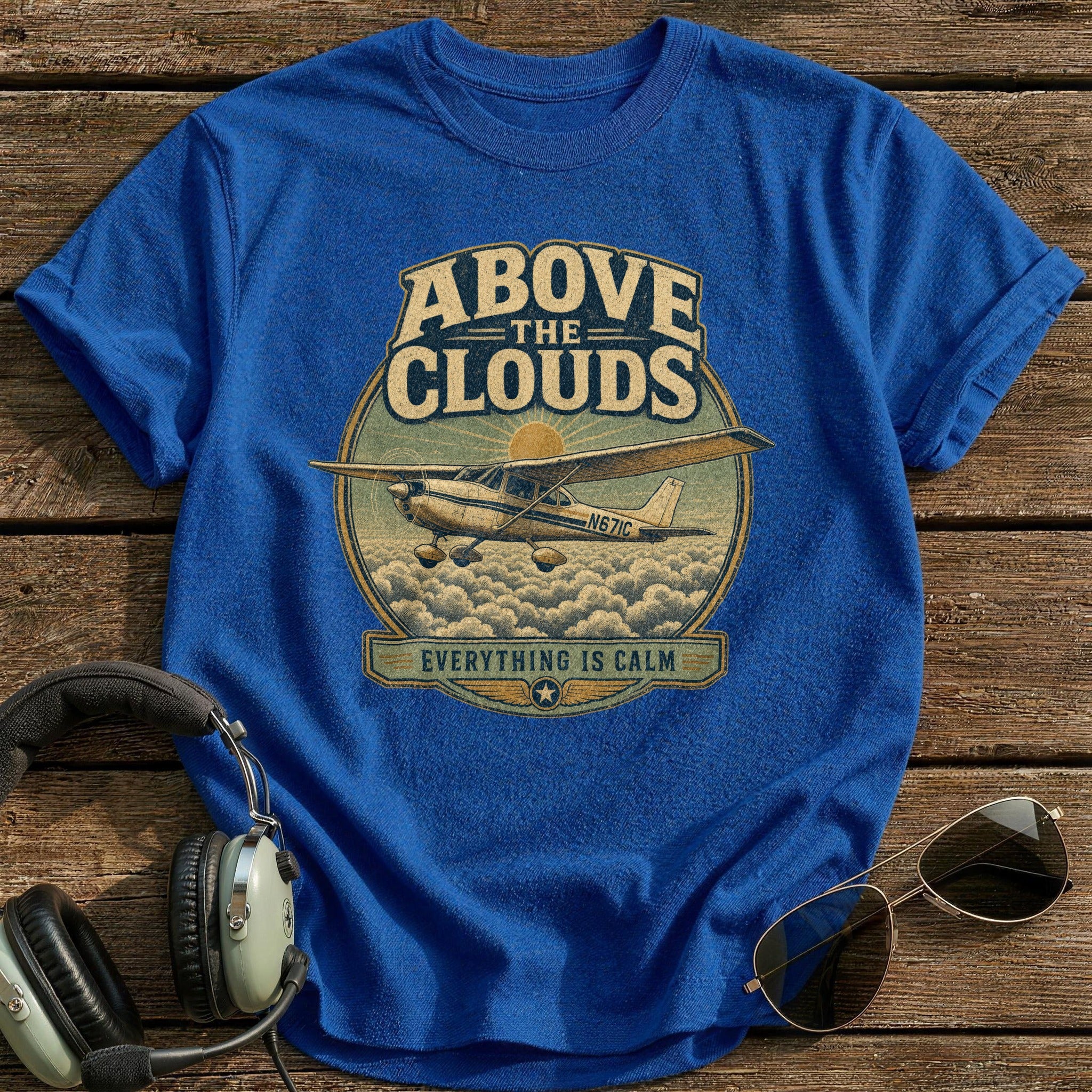 Above the Clouds T-Shirt - Royal