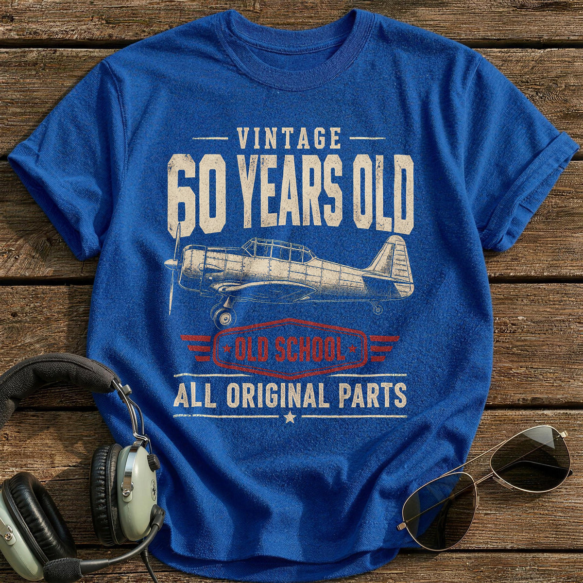 60 Original Parts T-Shirt - Royal