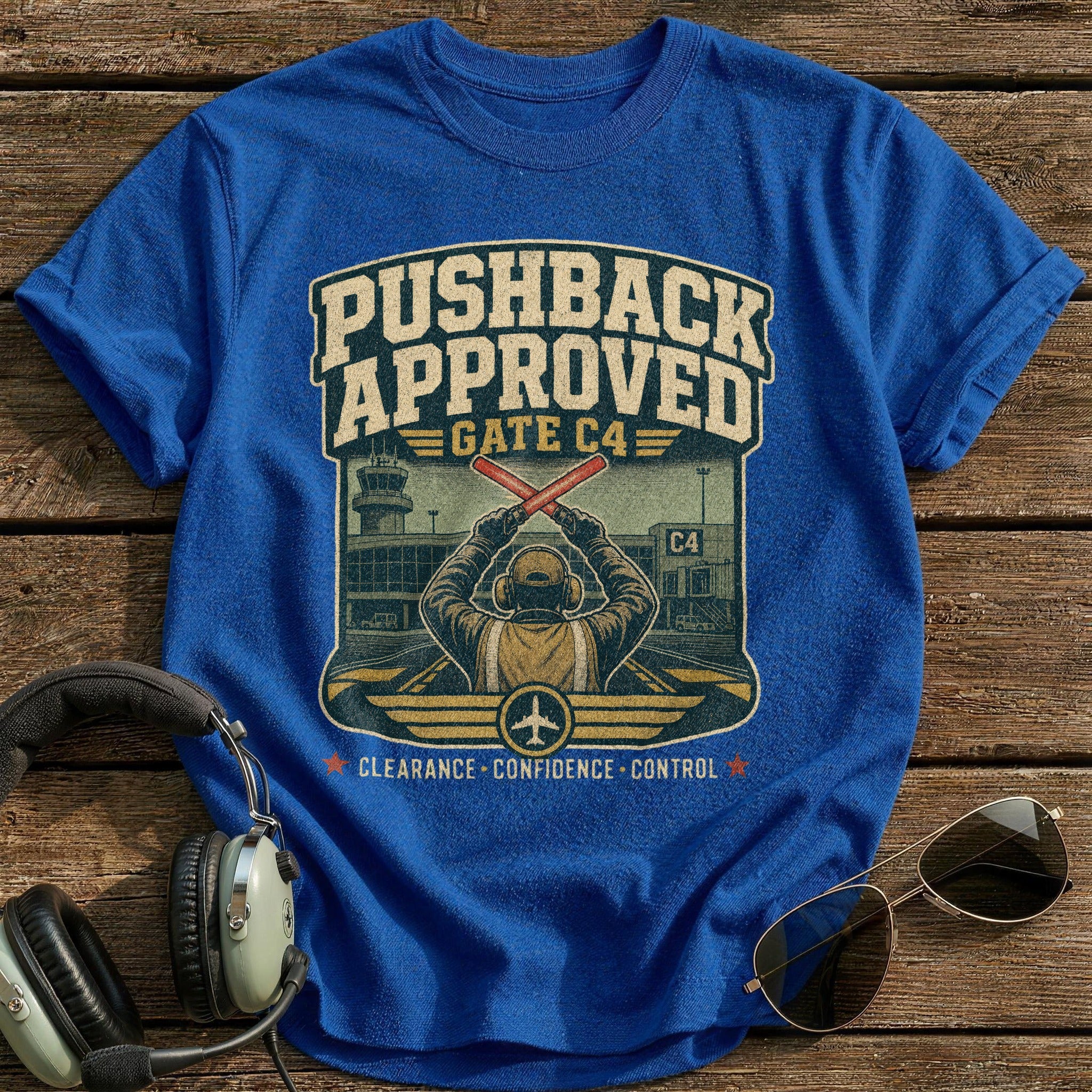 Pushback Approved T-Shirt - Royal