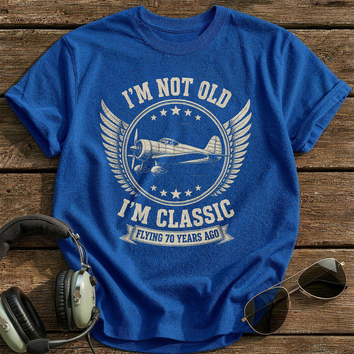 70 Im Classic T-Shirt - Royal