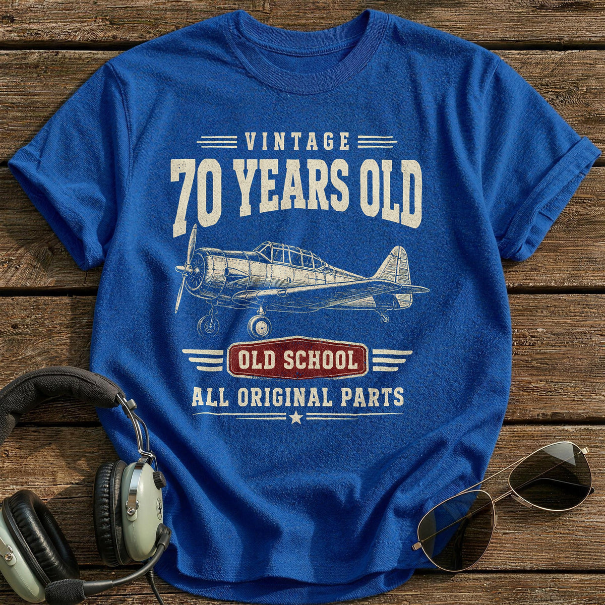 70 Original Parts T-Shirt - Royal