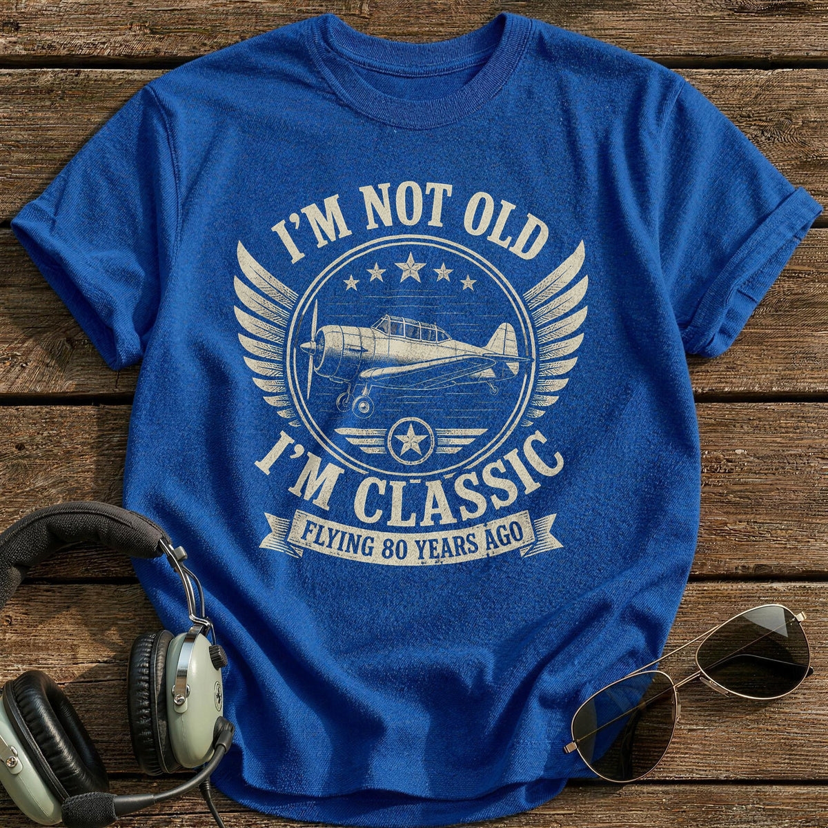 80 Im Classic T-Shirt - Royal