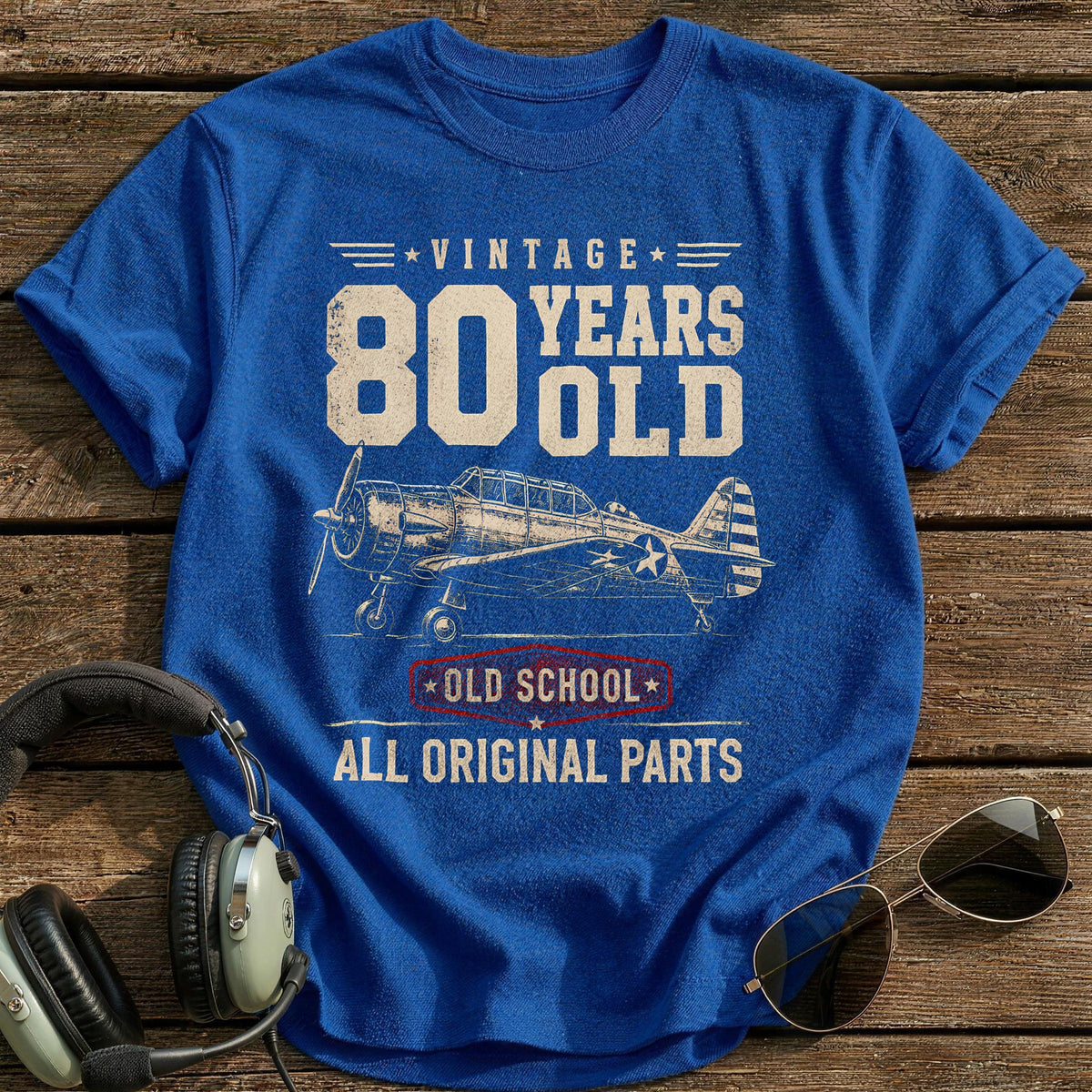 80 Original Parts T-Shirt - Royal