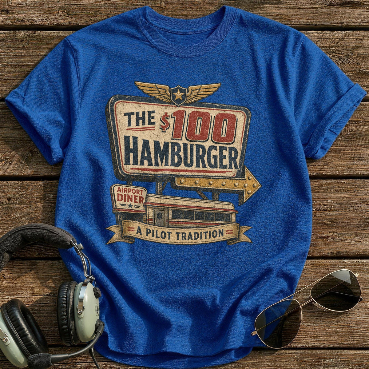 A Pilot Tradition Kids T-Shirt - Royal