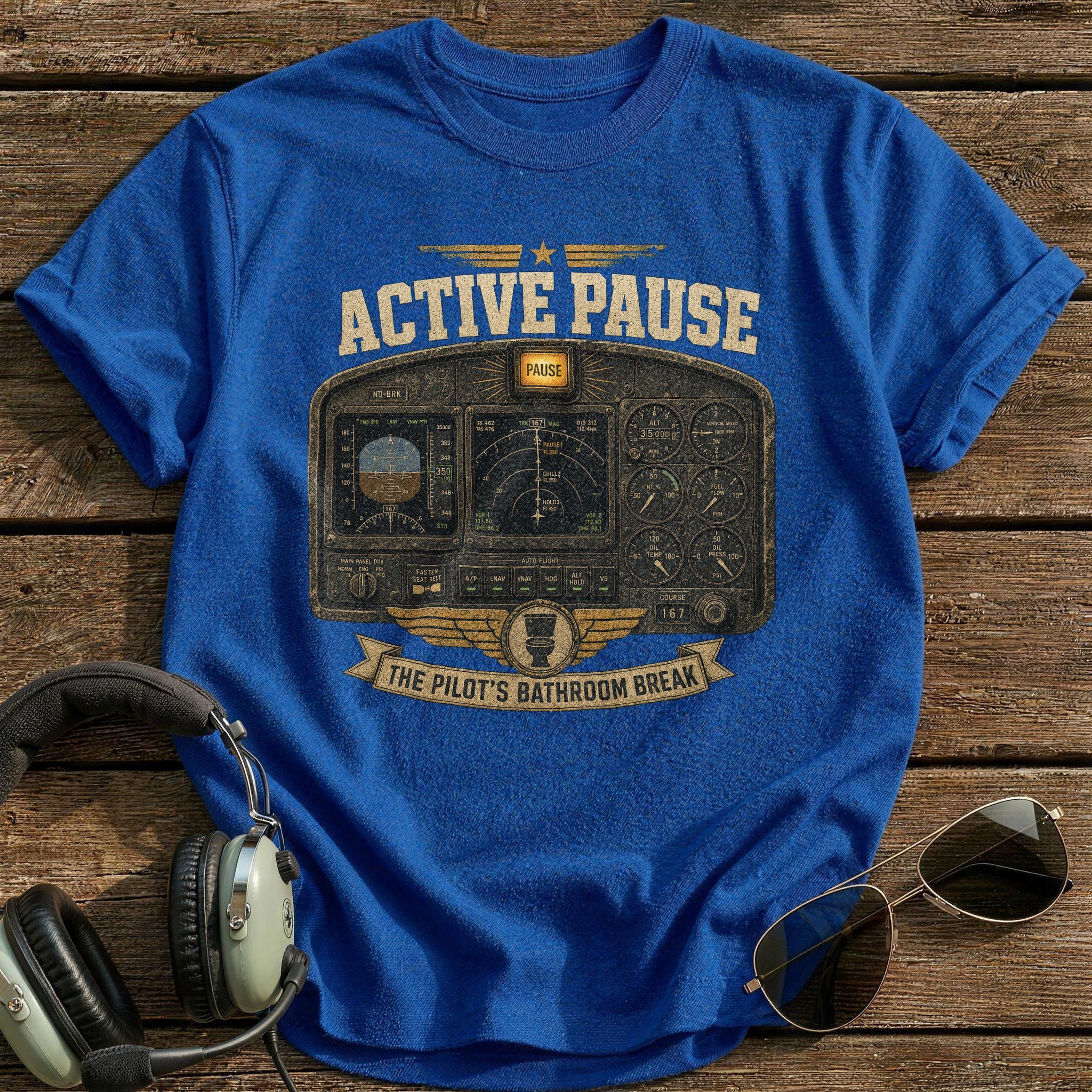 Active Pause T-Shirt - Royal