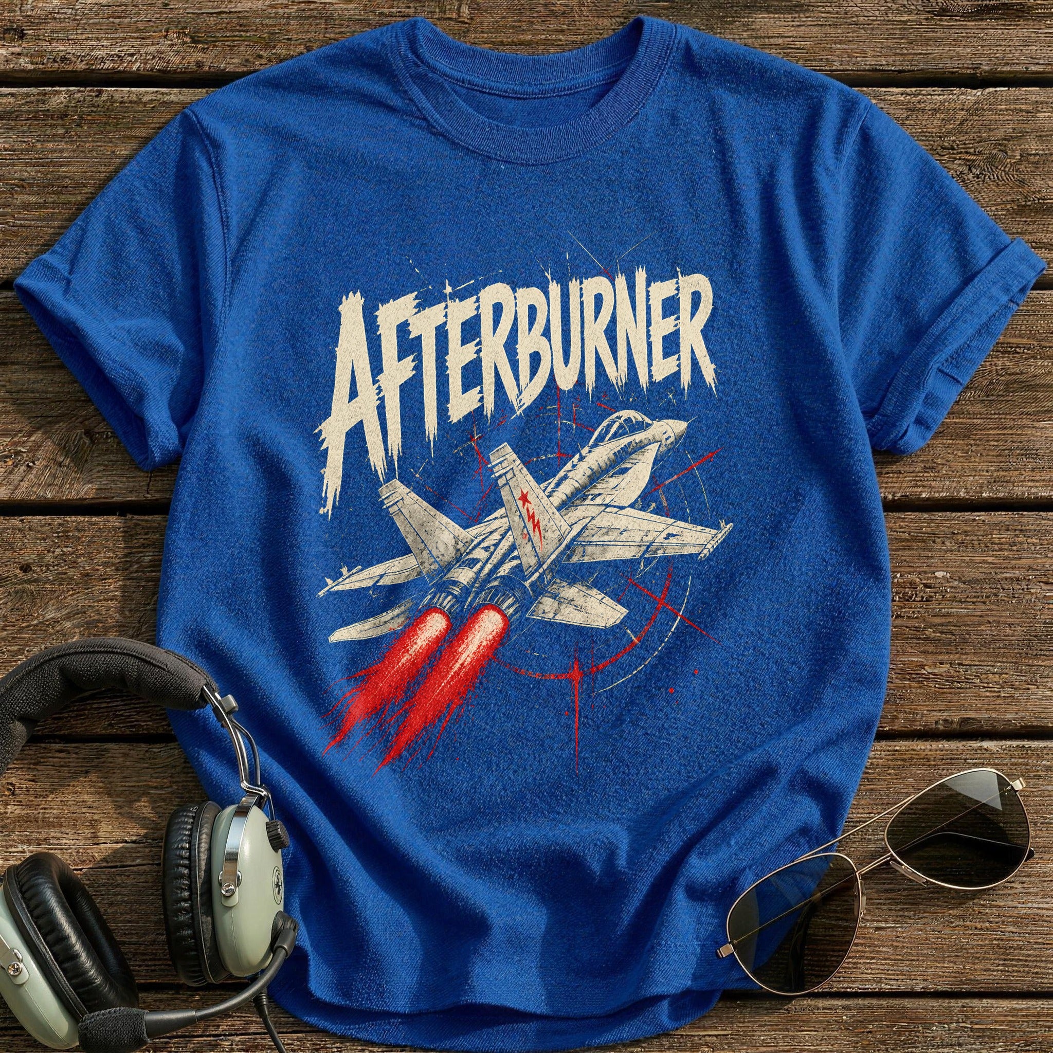 Afterburner Grunge 29 T-Shirt - Royal