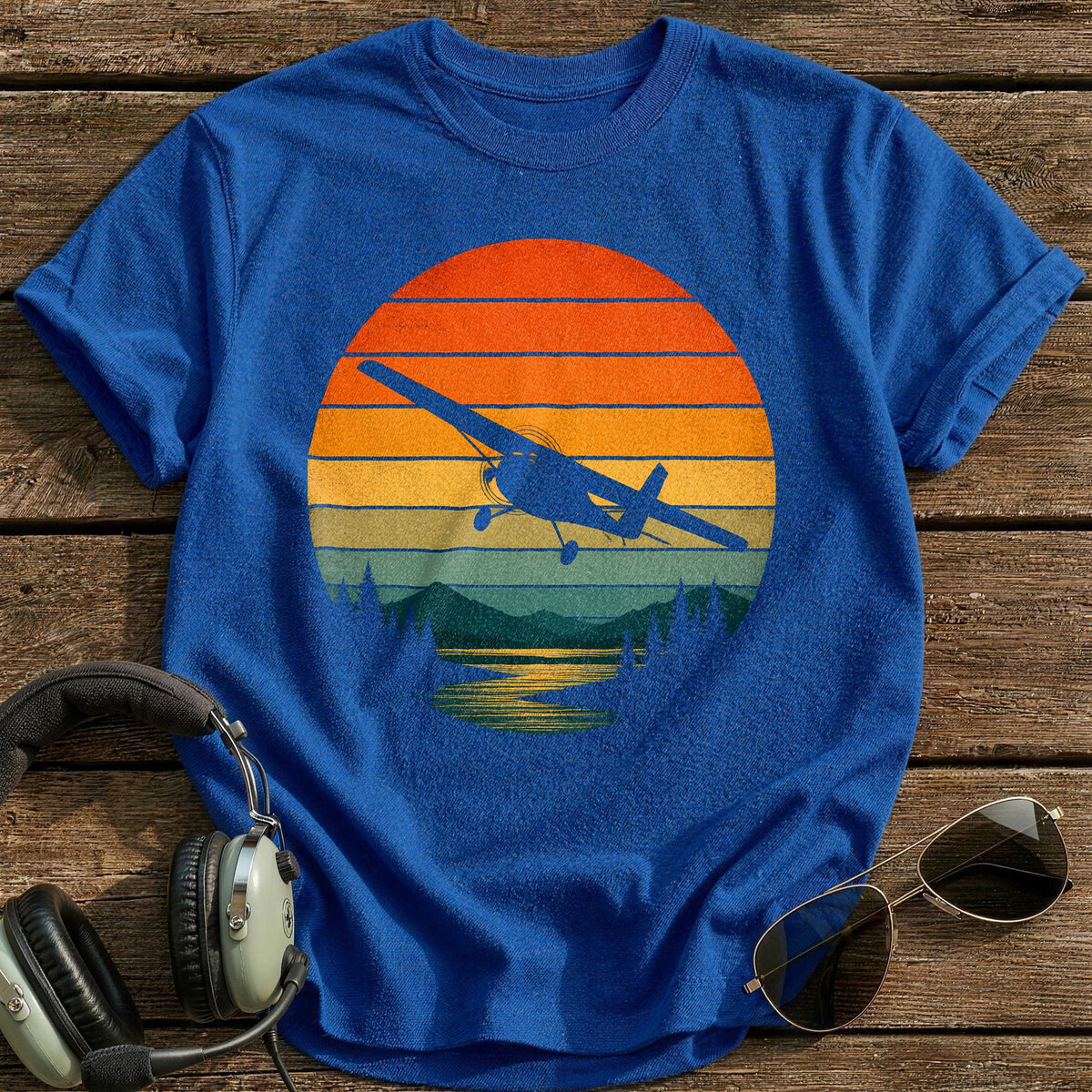 Alpine Descent T-Shirt - Royal