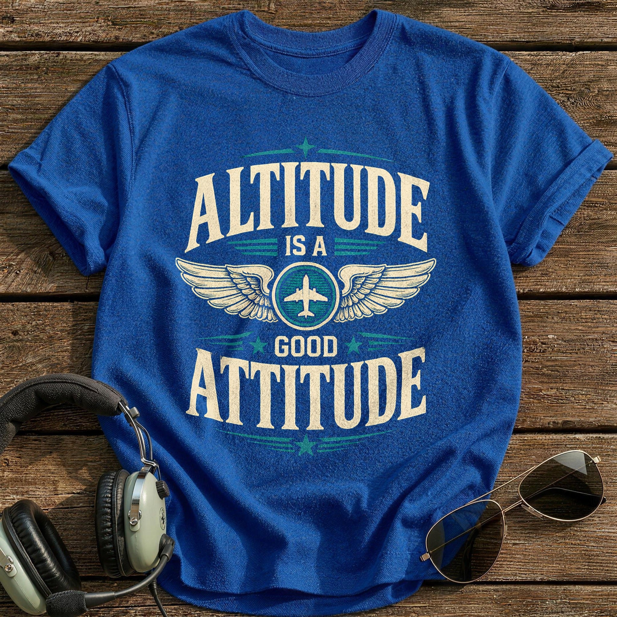 Altitude Attitude 85 T-Shirt - Royal