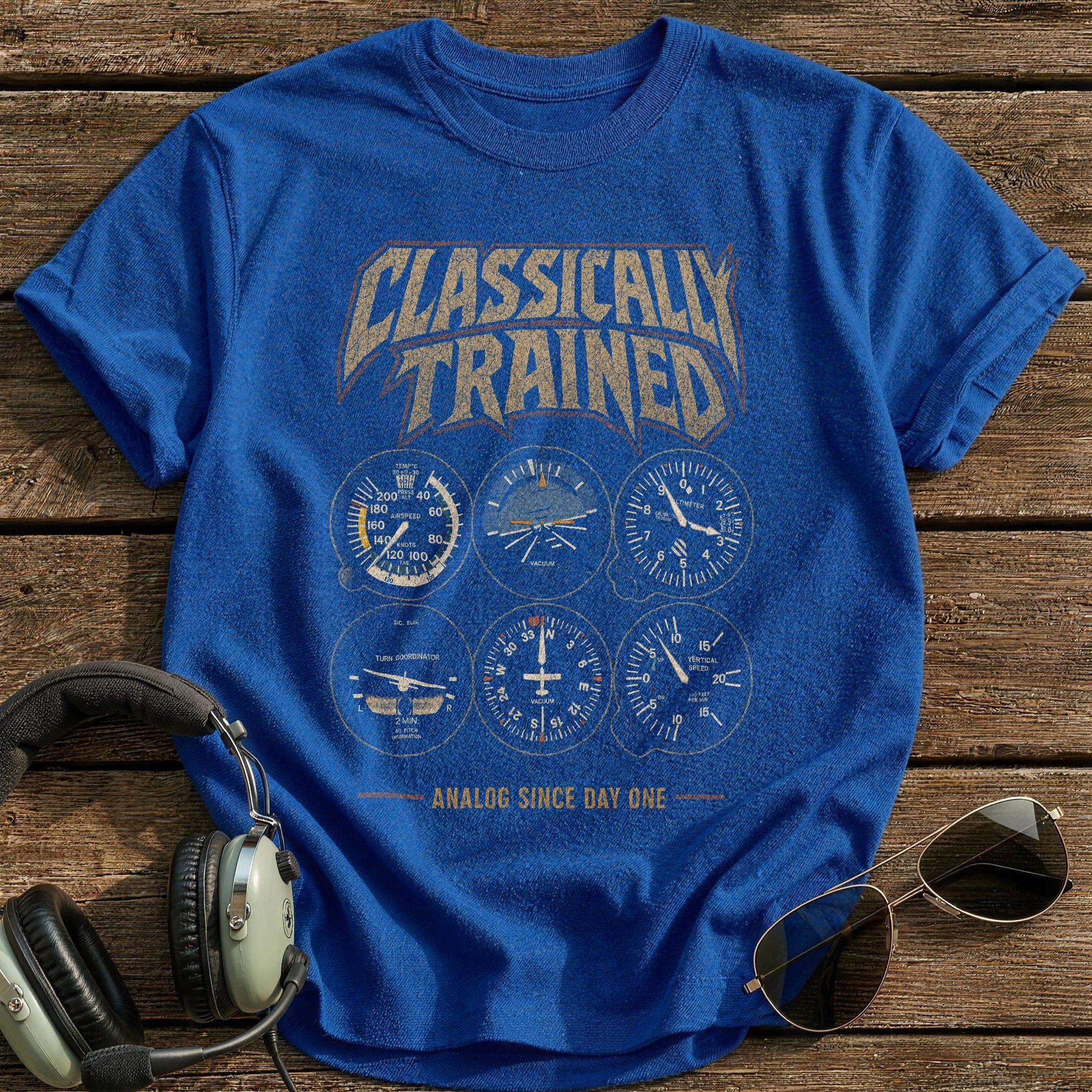 Analog Since Day One T-Shirt - Royal