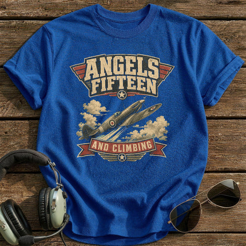 Angels Fifteen and Climbing T-Shirt - Royal