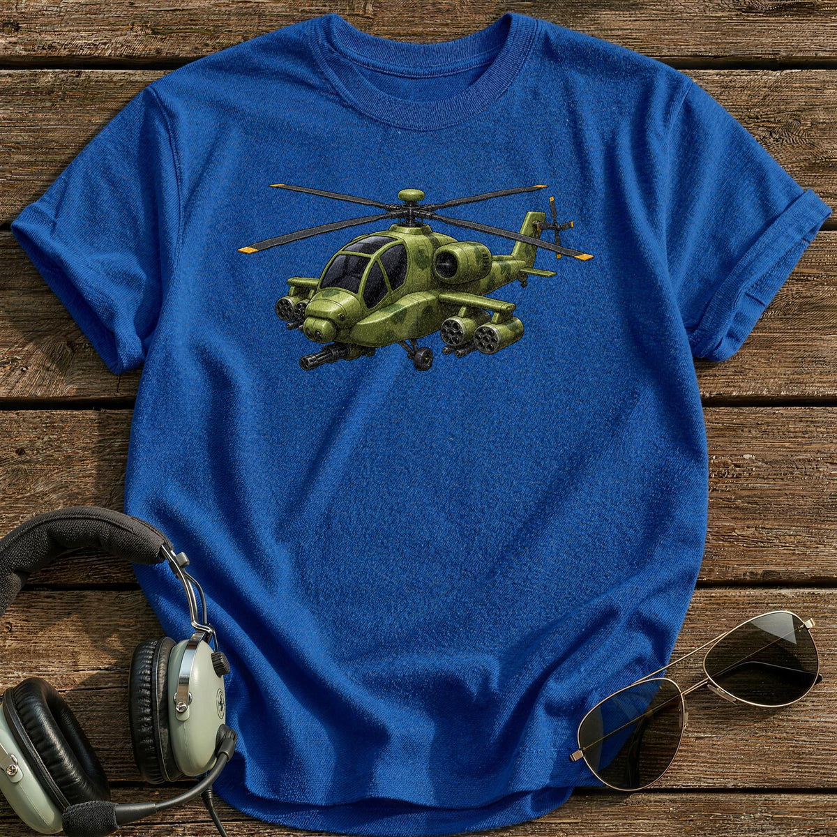 Attack Heli 46 T-Shirt - Royal