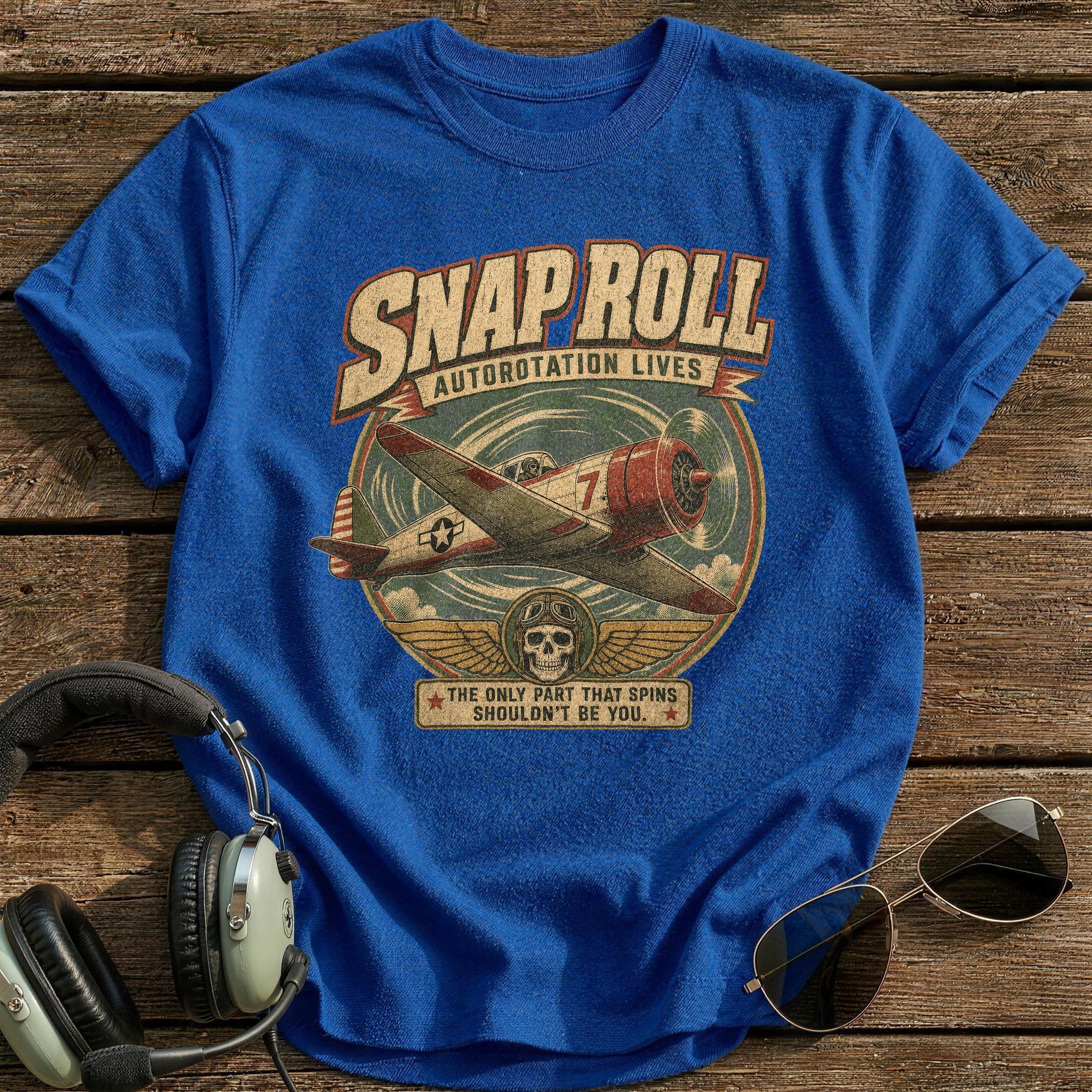 Autorotation Lives T-Shirt - Royal