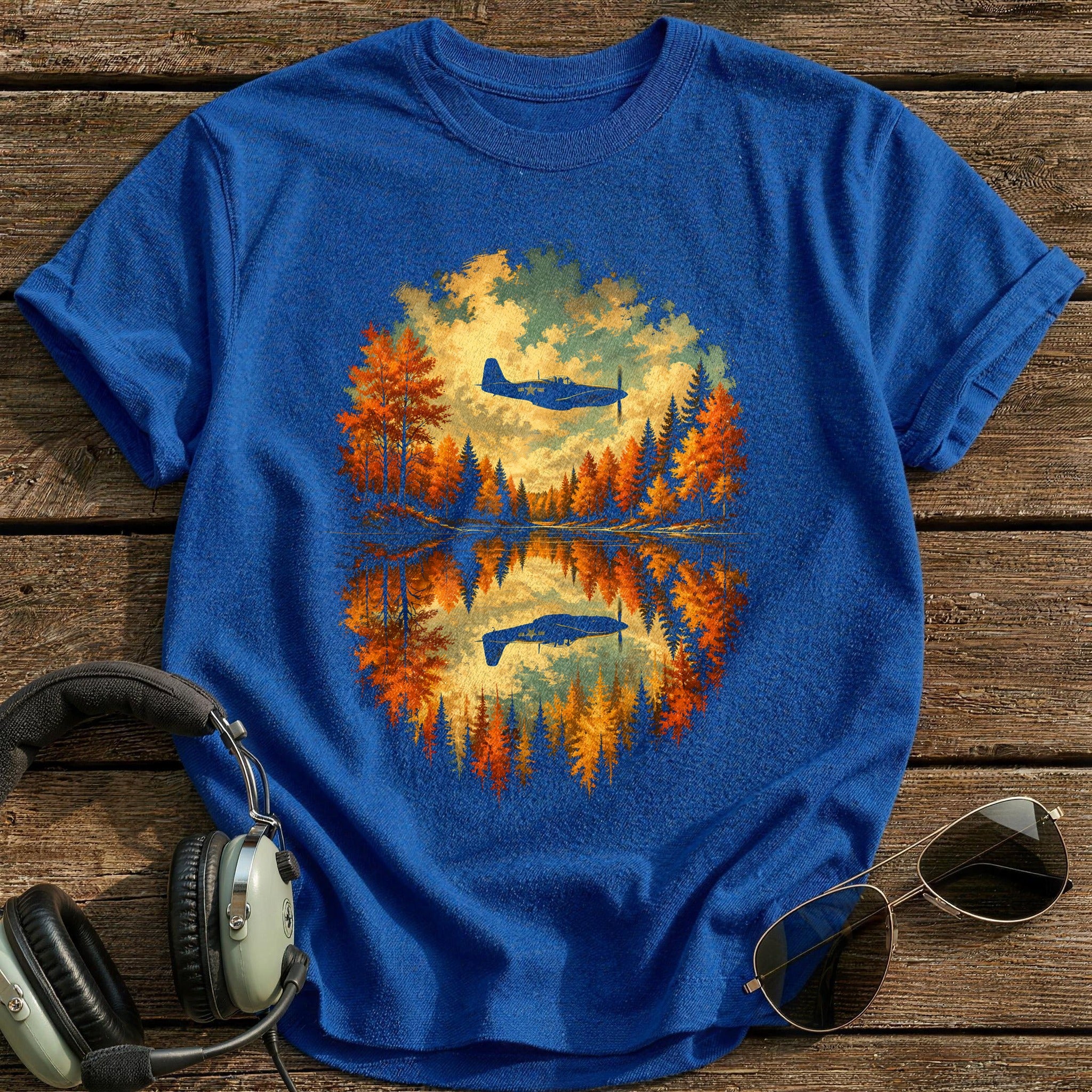Autumn Lake Reflection 13 - Royal
