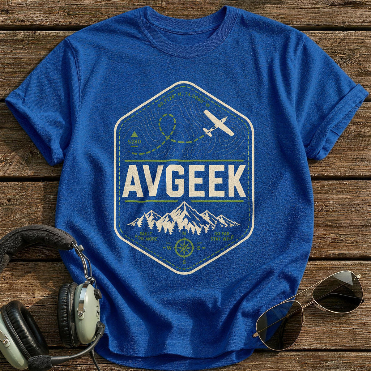 Avgeek Gorpcore 22 T-Shirt - Royal