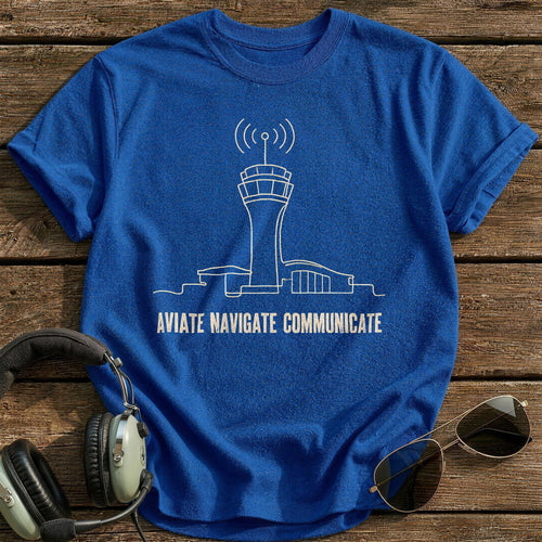 Aviate Navigate Communicate 53 T-Shirt - Royal