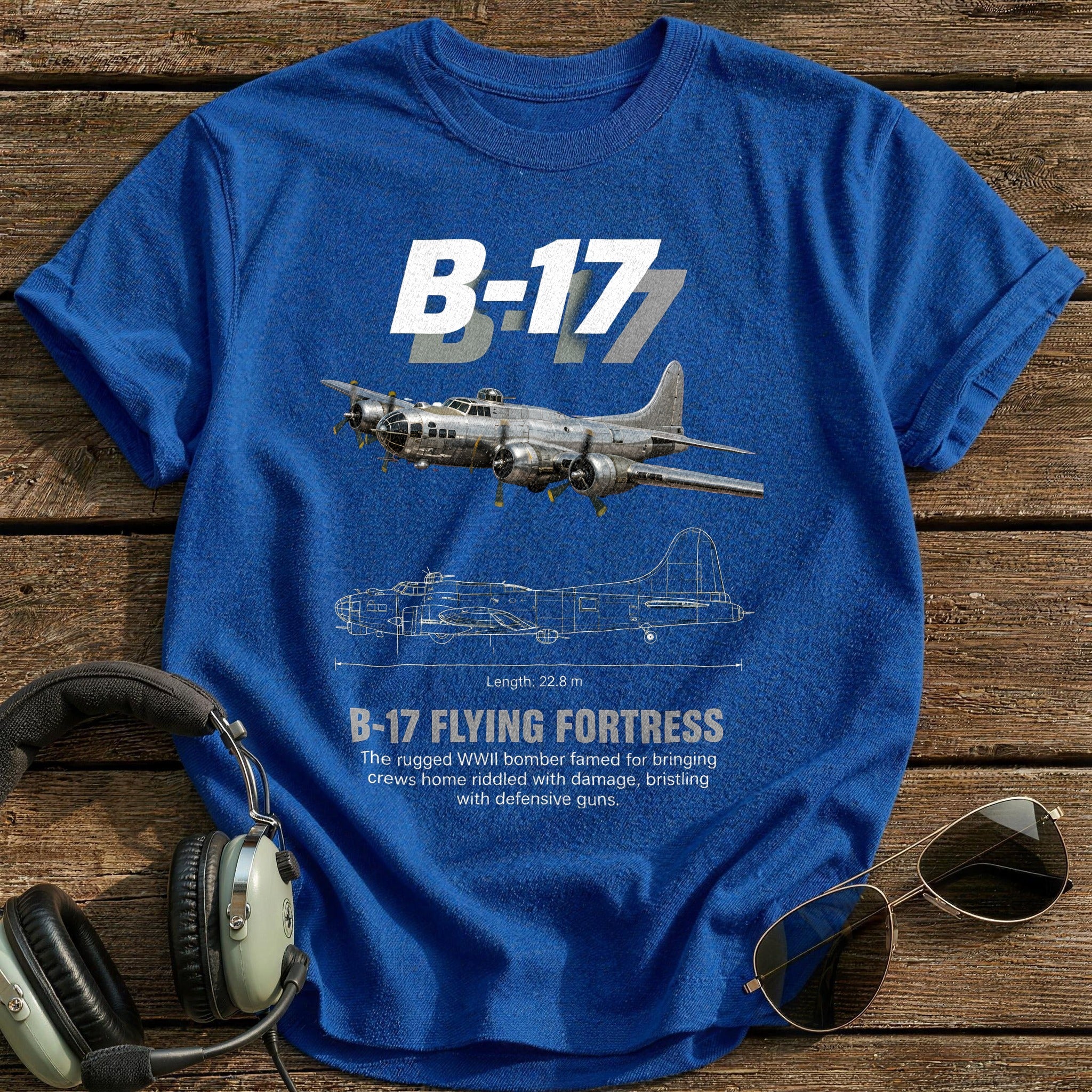 B17 93 T-Shirt - Royal