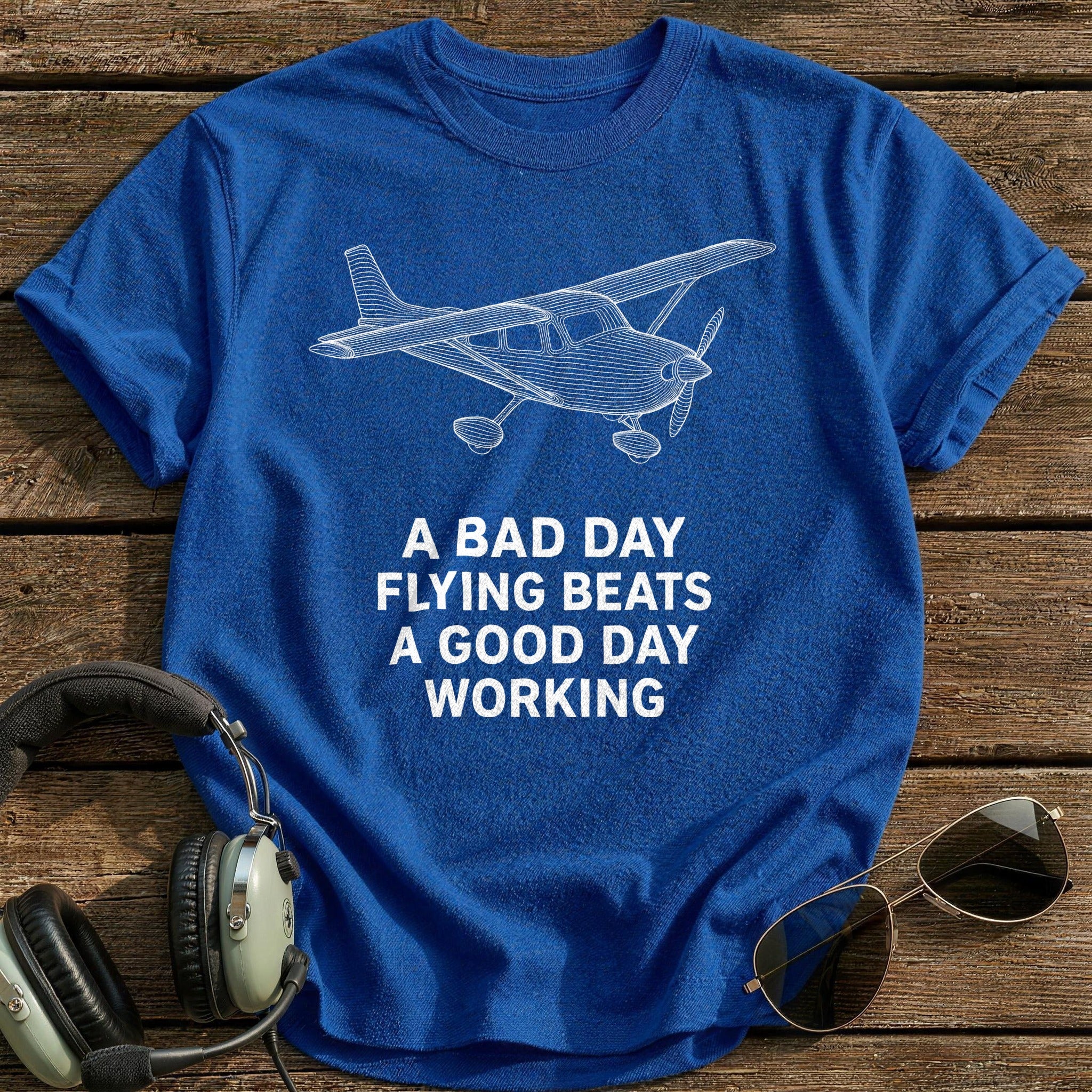 Bad Day Flying 23 T-Shirt - Royal