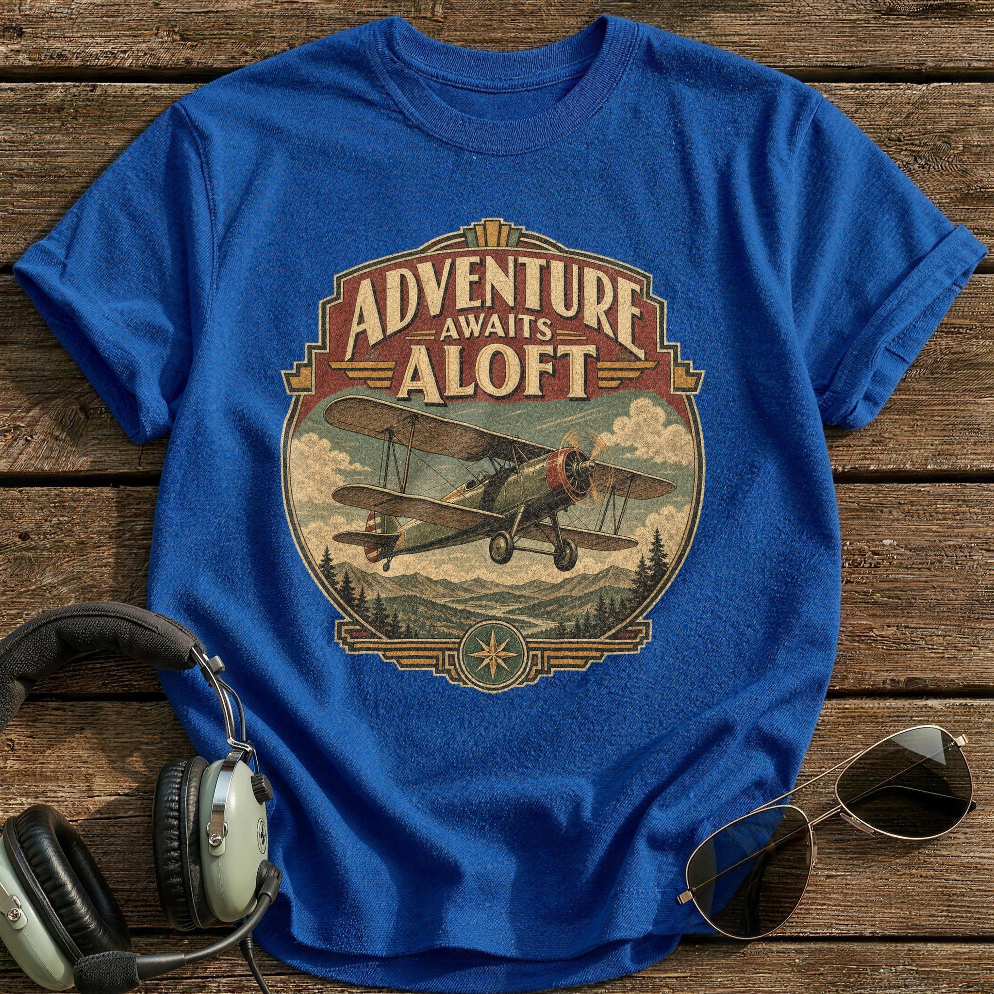 Biplane Beckons - Royal