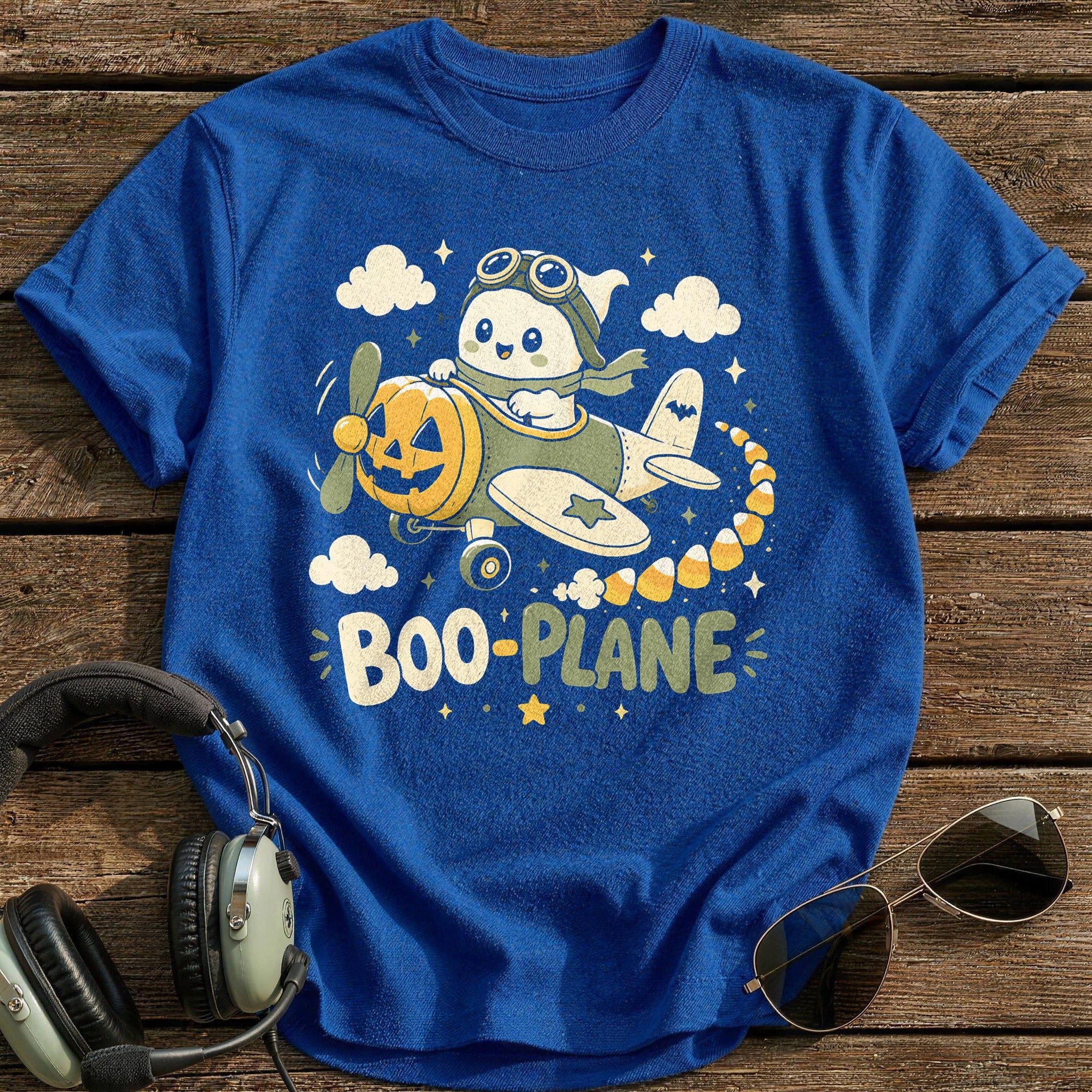 Boo Plane 09 T-Shirt - Royal