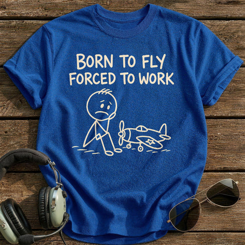 Born To Fly 33 T-Shirt - Royal