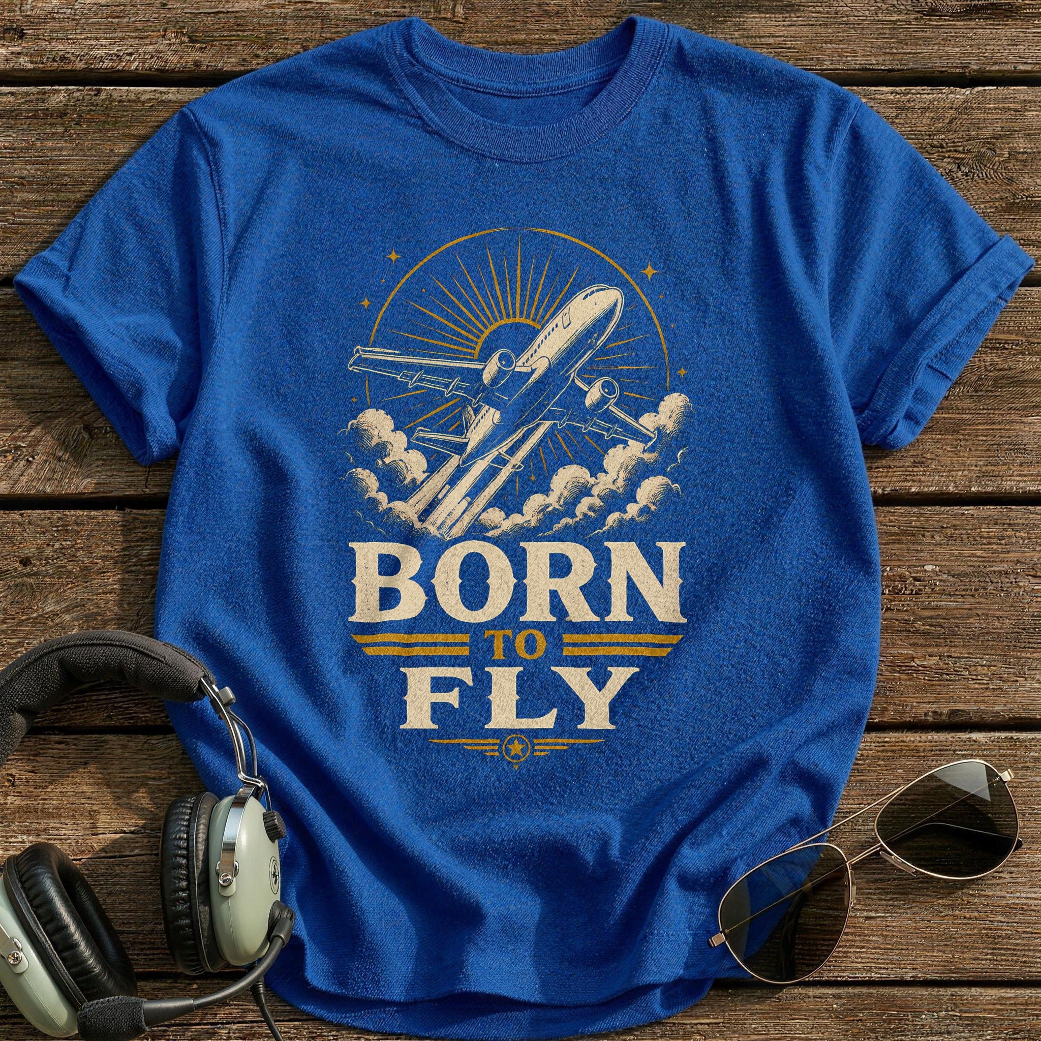Born To Fly 88 T-Shirt - Royal