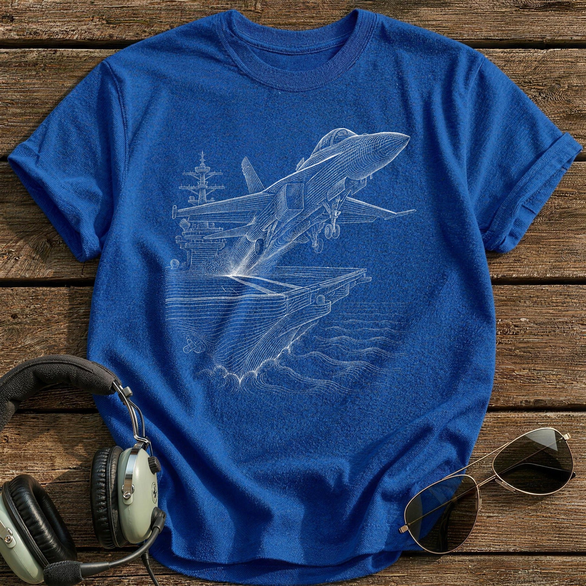 Carrier Launch 50 T-Shirt - Royal
