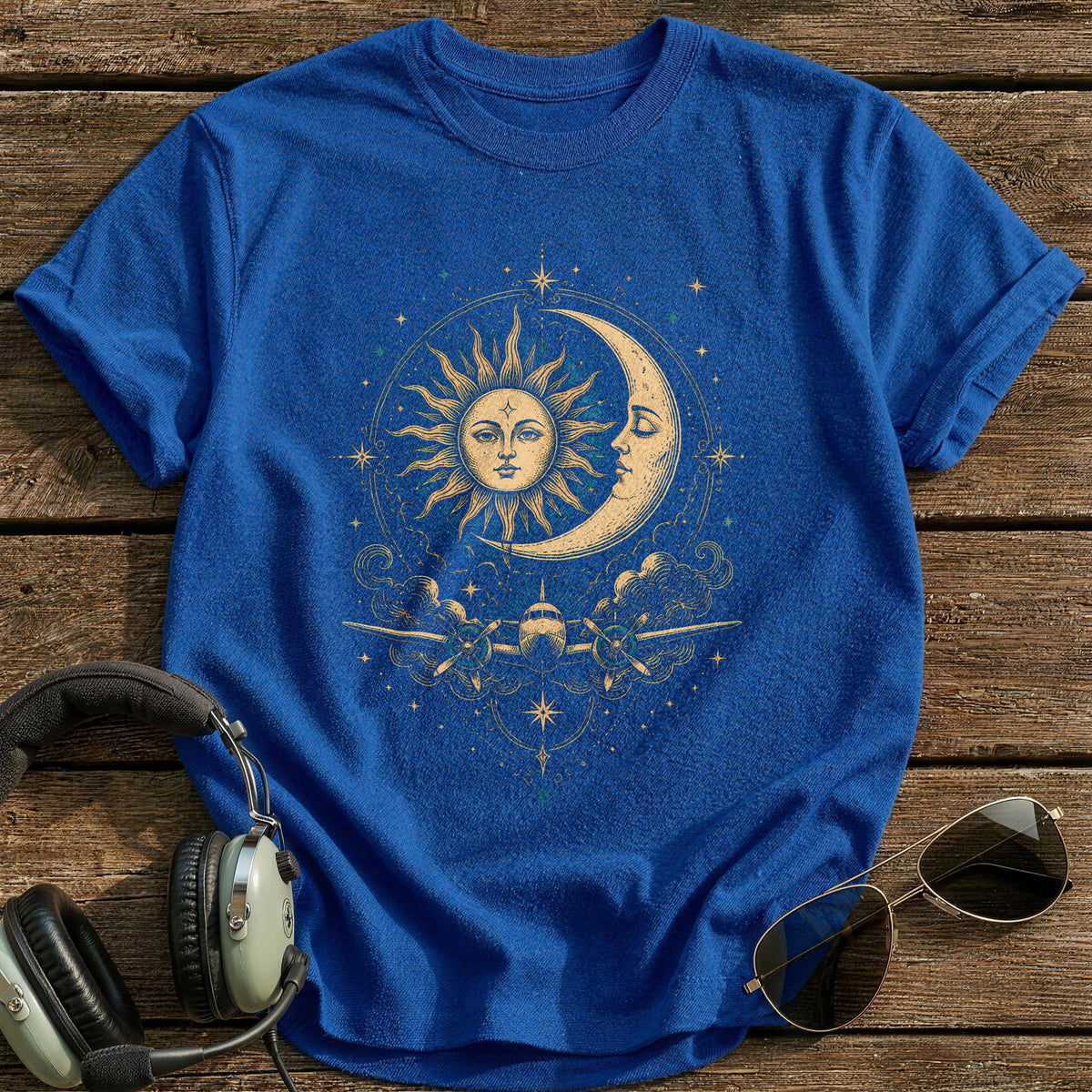 Celestial Navigation T-Shirt - Royal
