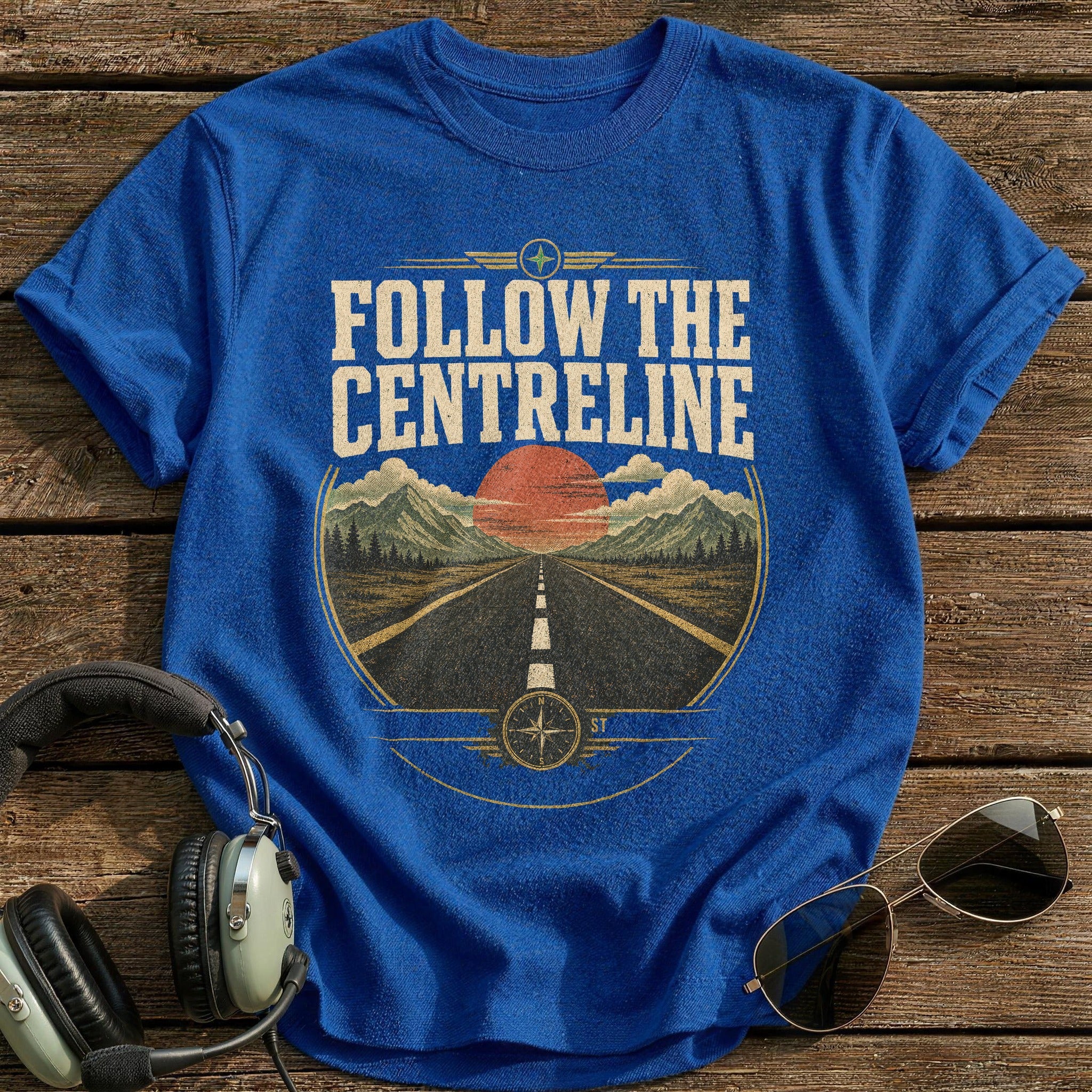 Centreline T-Shirt - Royal