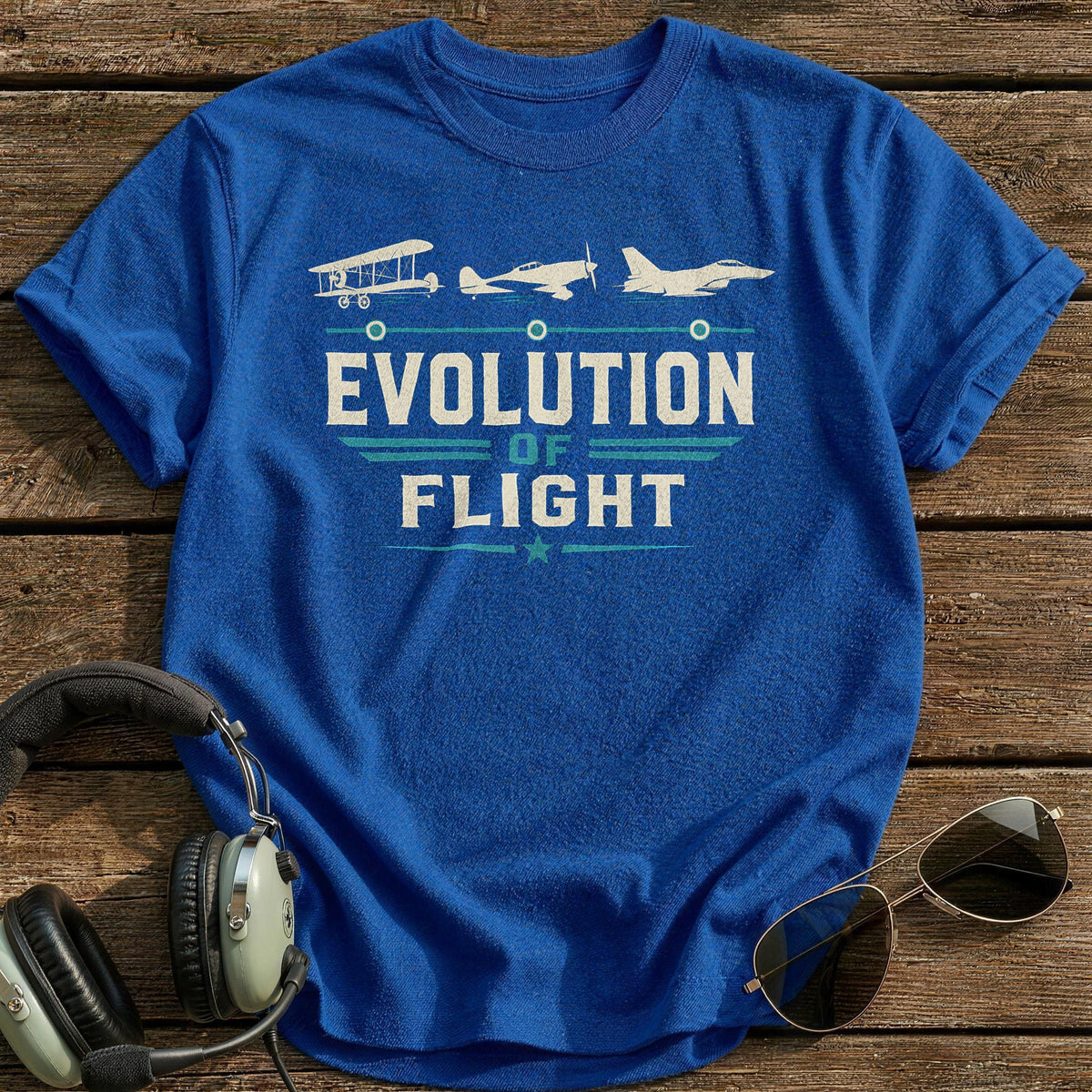 Century of Flight T-Shirt - Royal