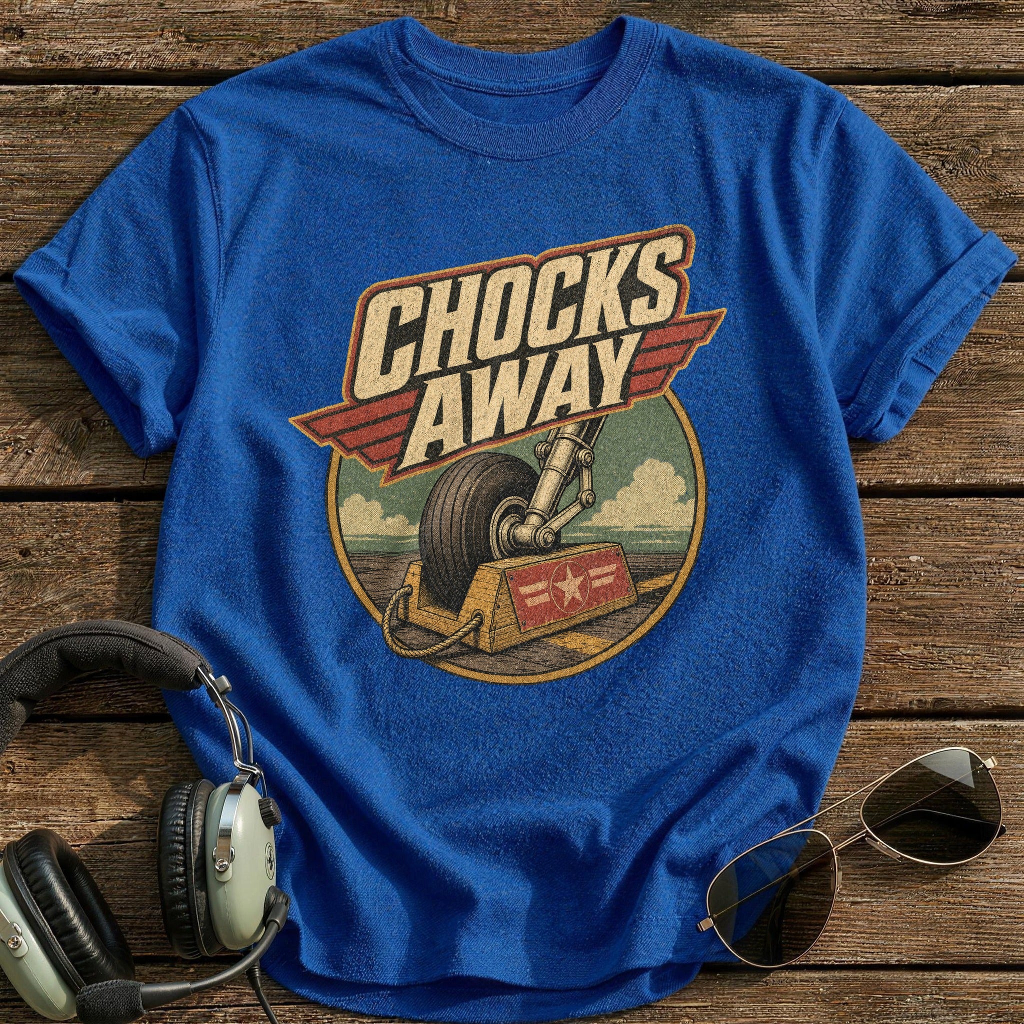 Chocks Away T-Shirt - Royal