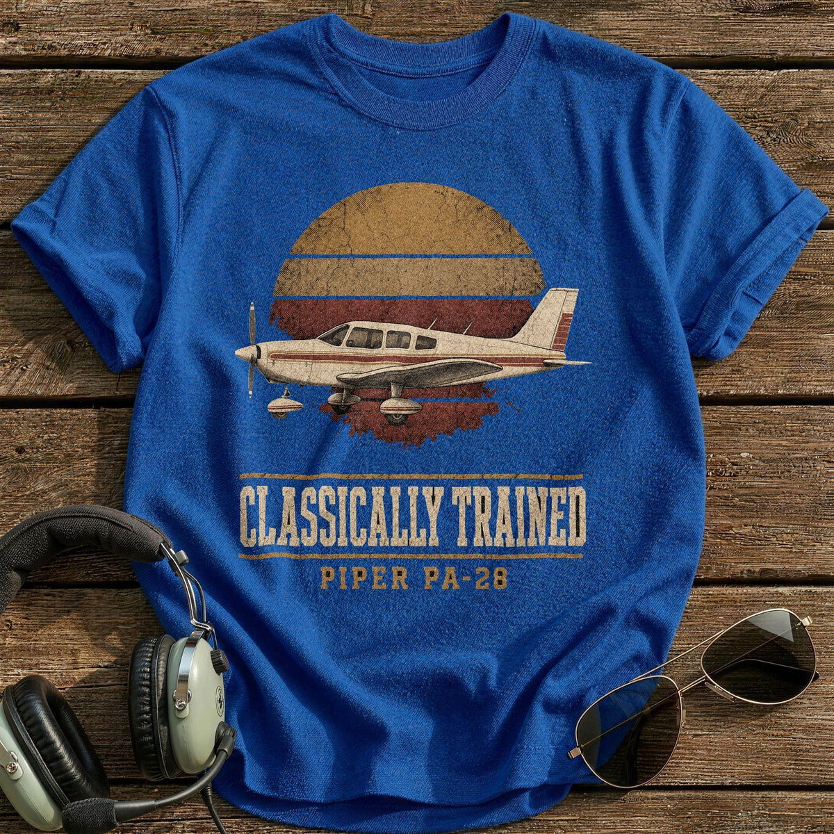 Classically Trained PA-28 Kids T-Shirt - Royal