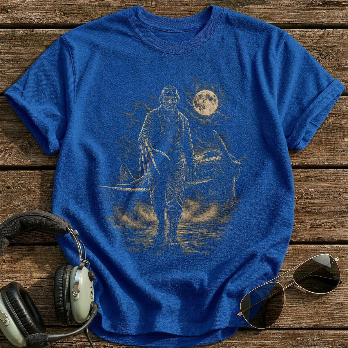 Clawed Scene 34 T-Shirt - Royal
