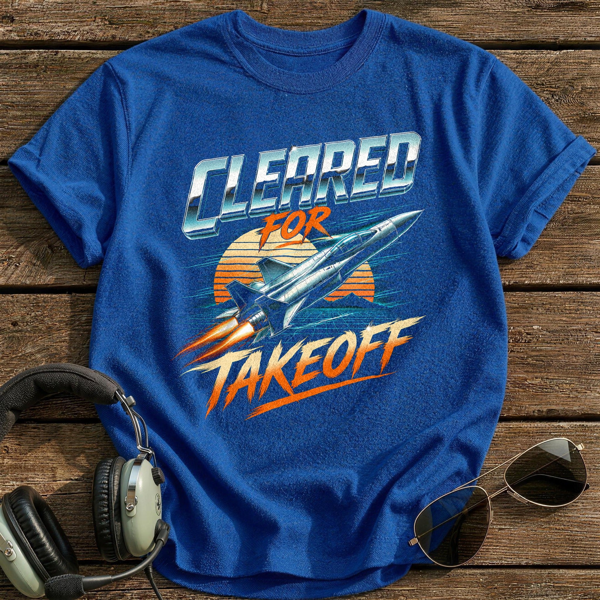 Cleared Takeoff T-Shirt - Royal