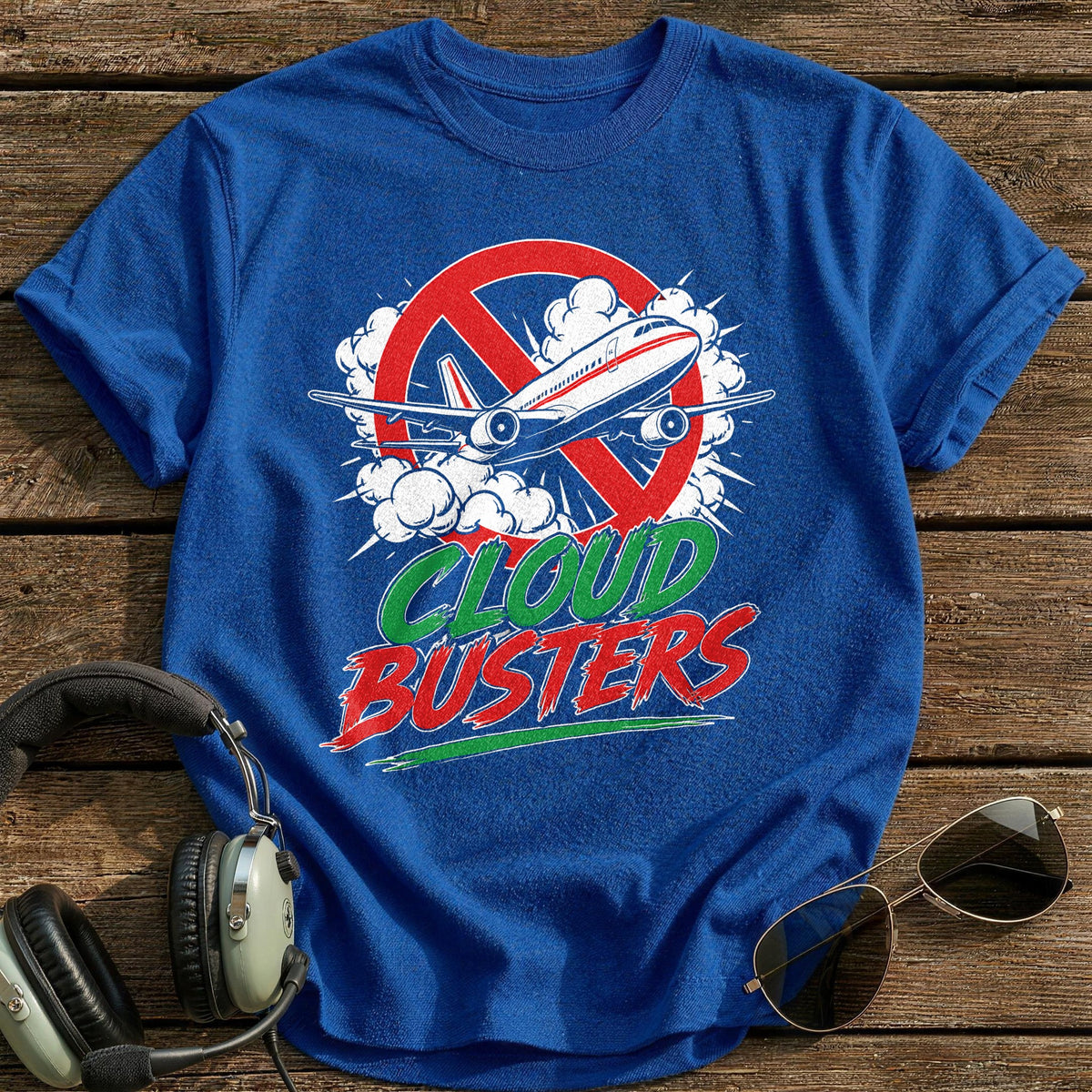Cloud Busters T-Shirt - Royal