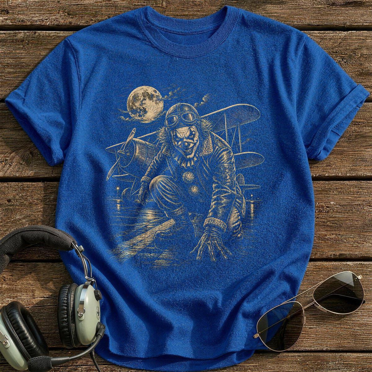 Clown Scene 46 T-Shirt - Royal