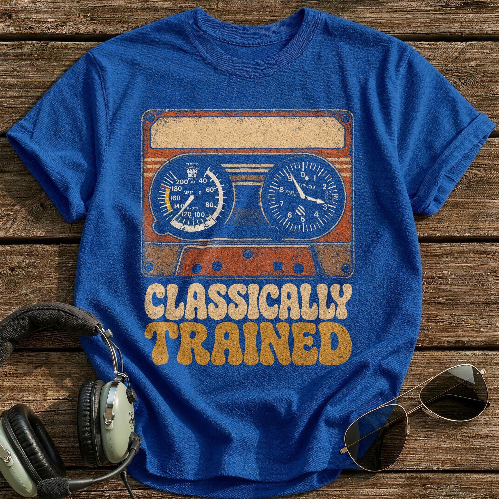Cockpit Vintage T-Shirt - Royal