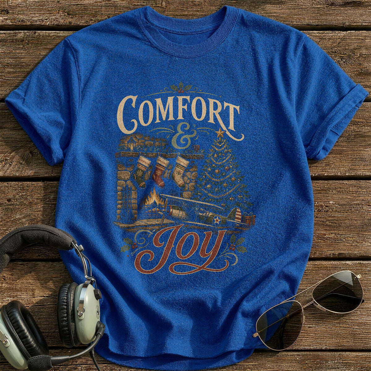 Comfort And Joy 85 T-Shirt - Royal